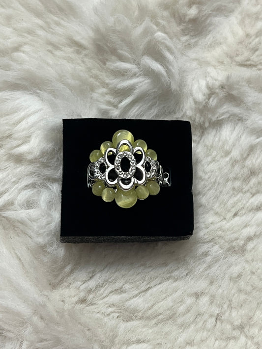 Lemon Bloom Paparazzi Ring