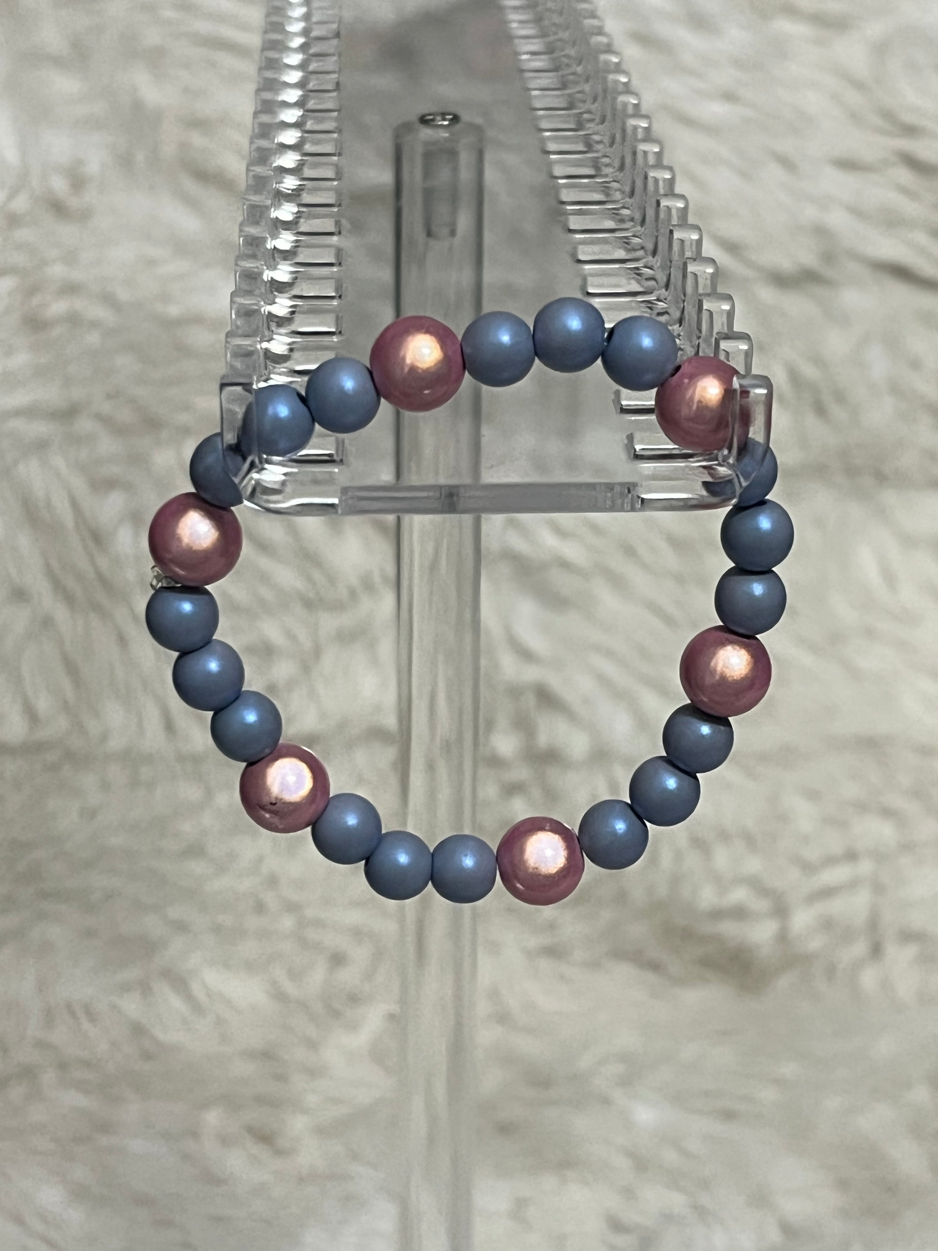 Dusty Blue Sugar Pop Bracelet