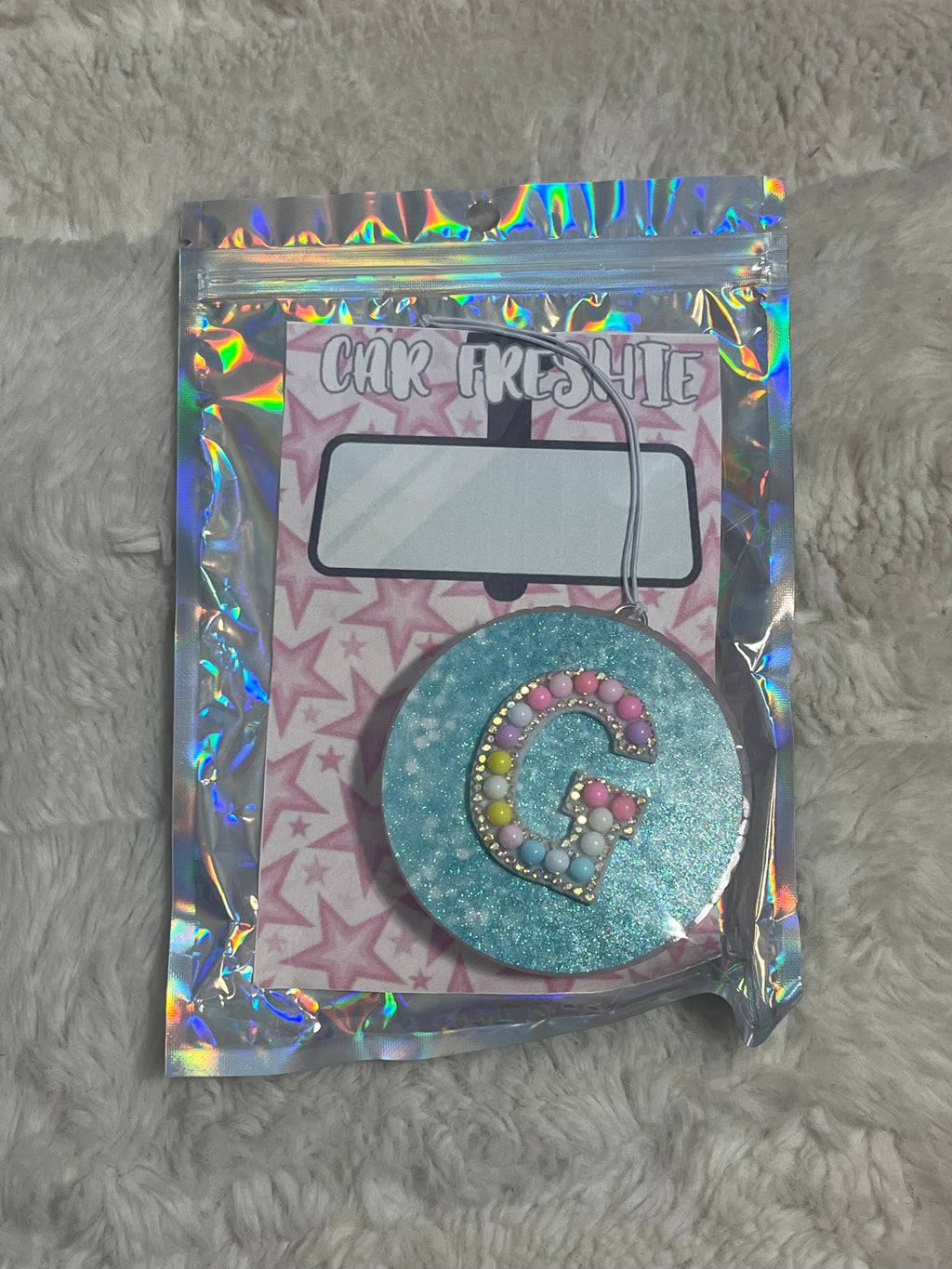 Beaded Letter Freshie