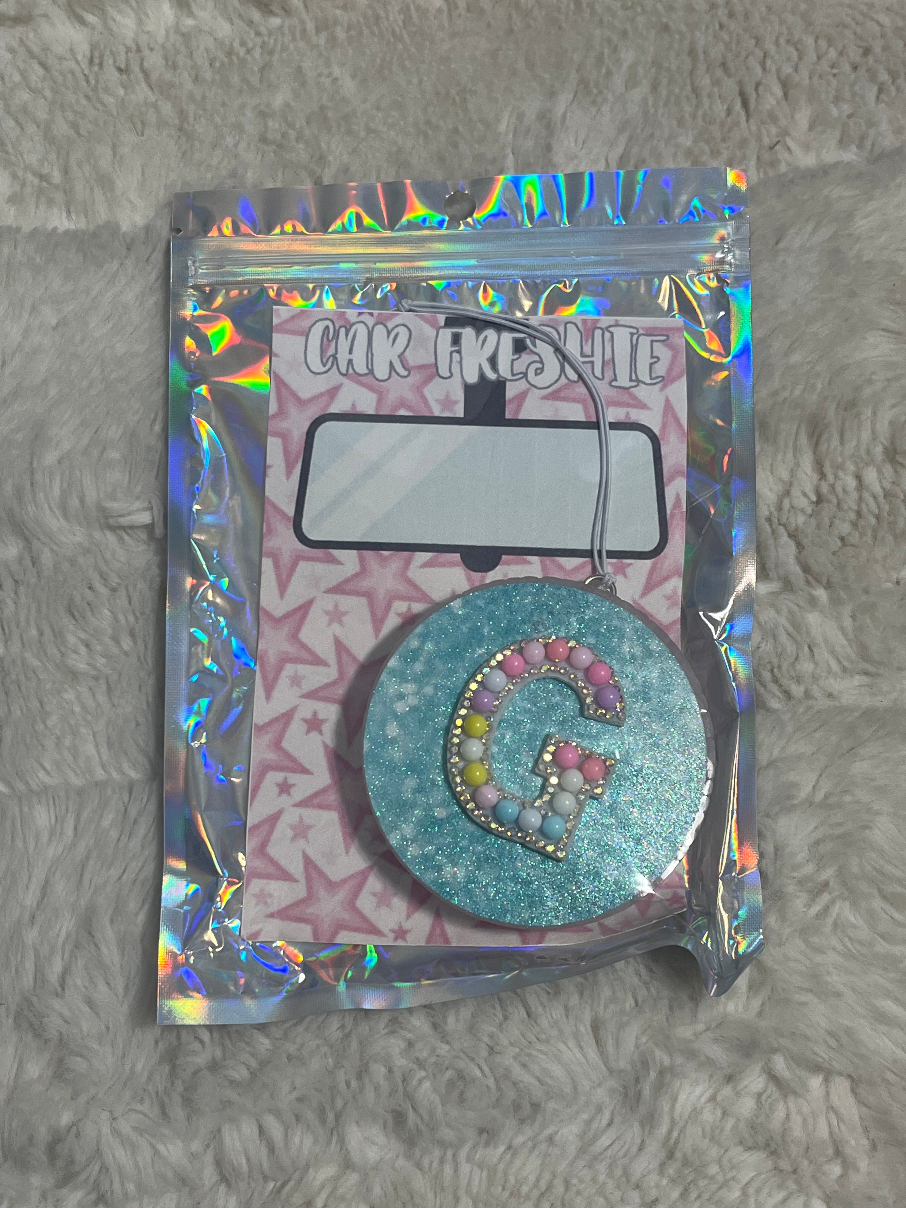 Beaded Letter Freshie