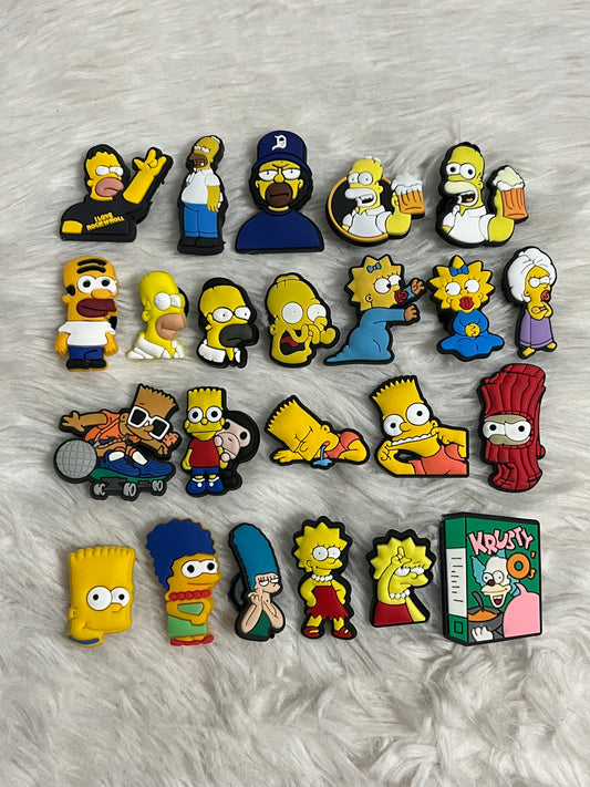 Simpsons Shoe Charms