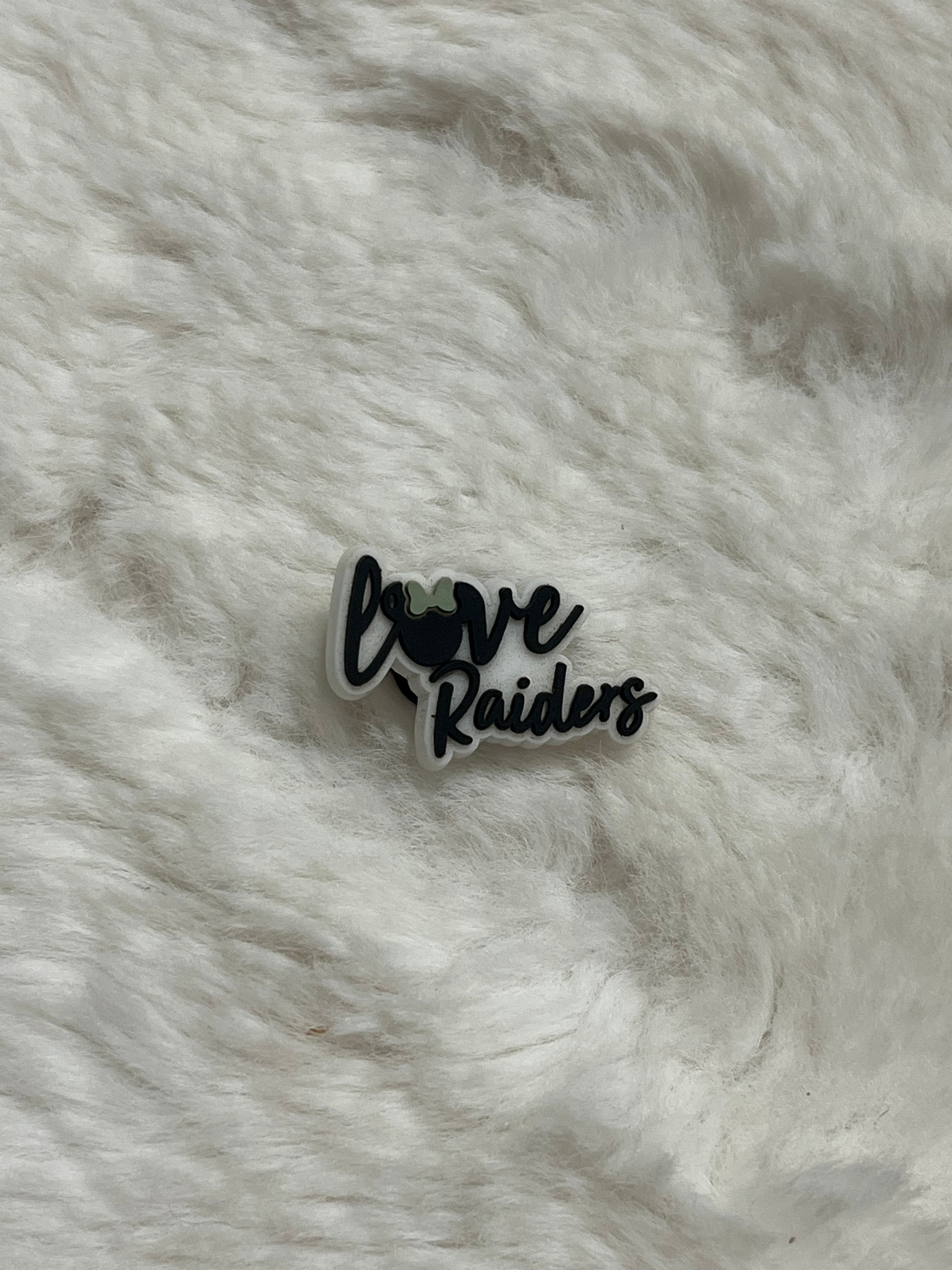 Las Vegas Raiders Croc Charms