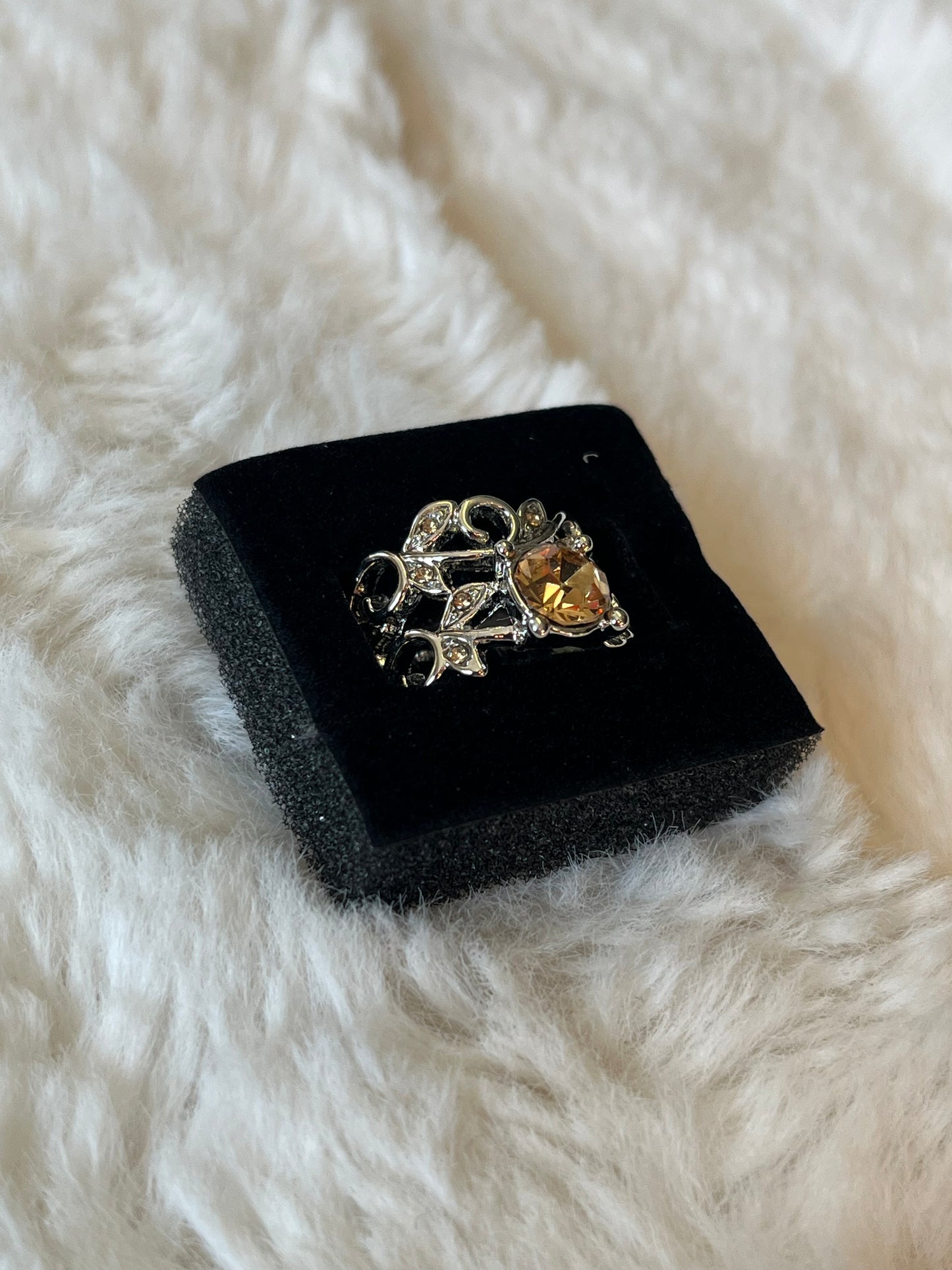 Golden Bloom Paparazzi Ring
