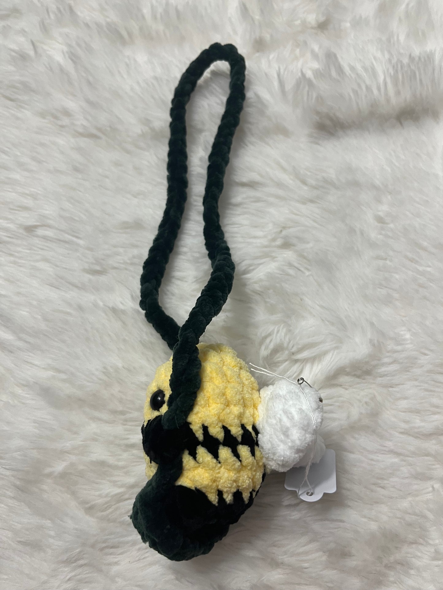 Crochet Bee Car Hanger