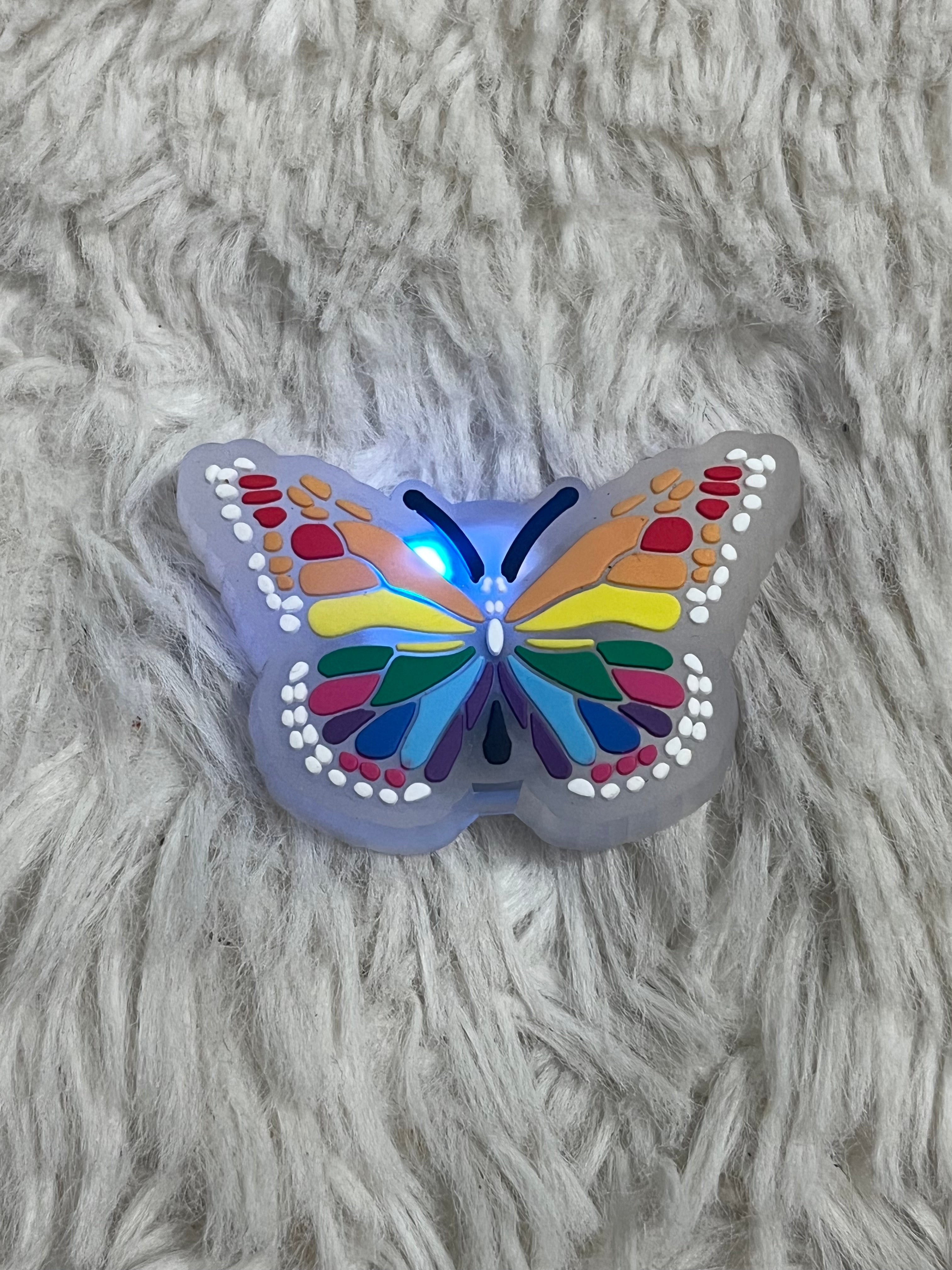 Butterfly Light Up Shoe Charm