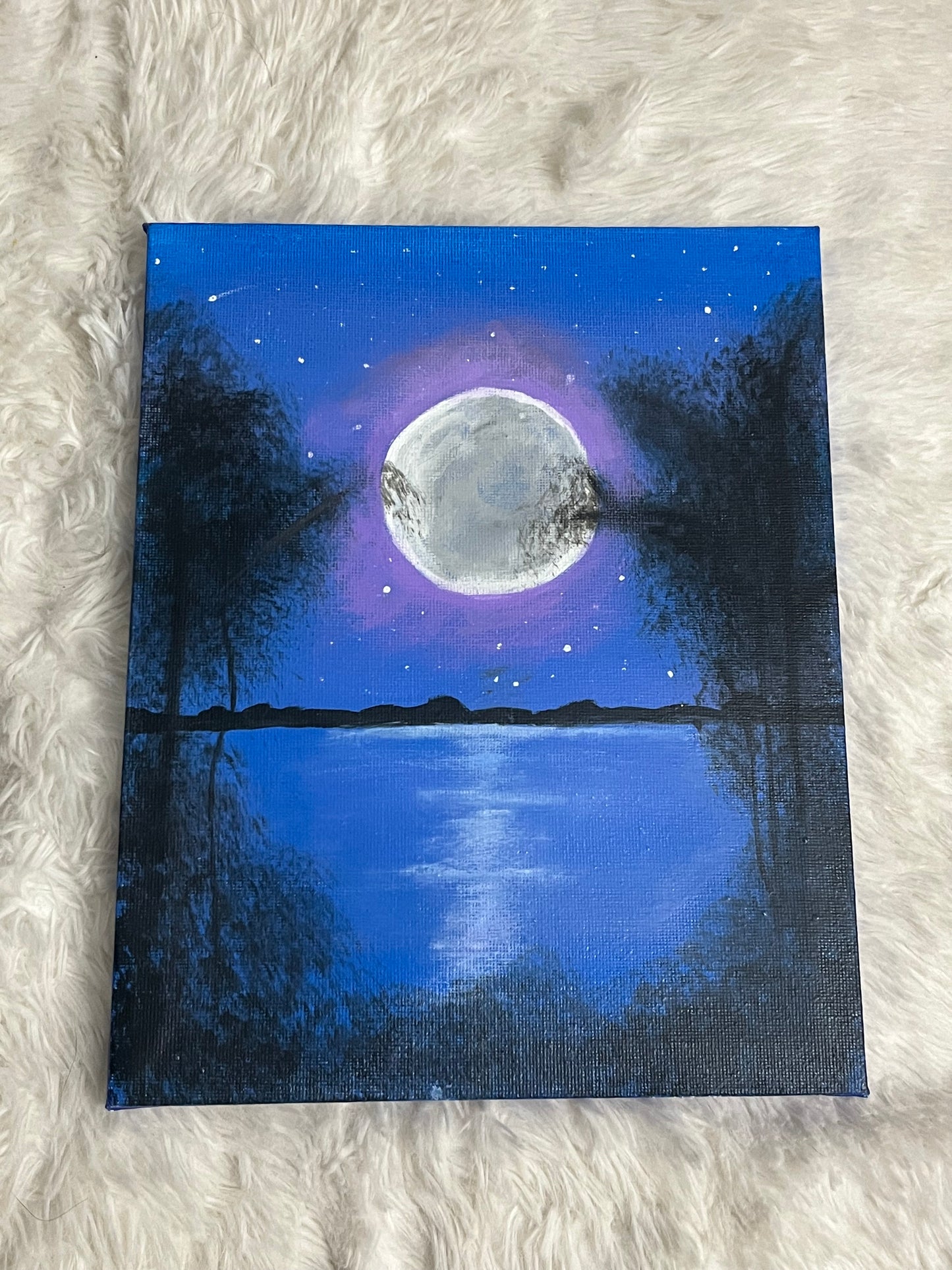 Nighttime Sea Painting