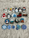 Christmas (Snow) Shoe Charms