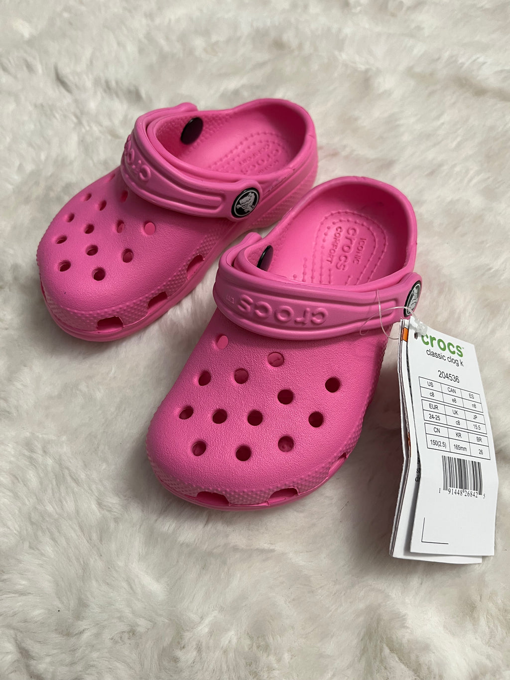 Light Pink Crocs