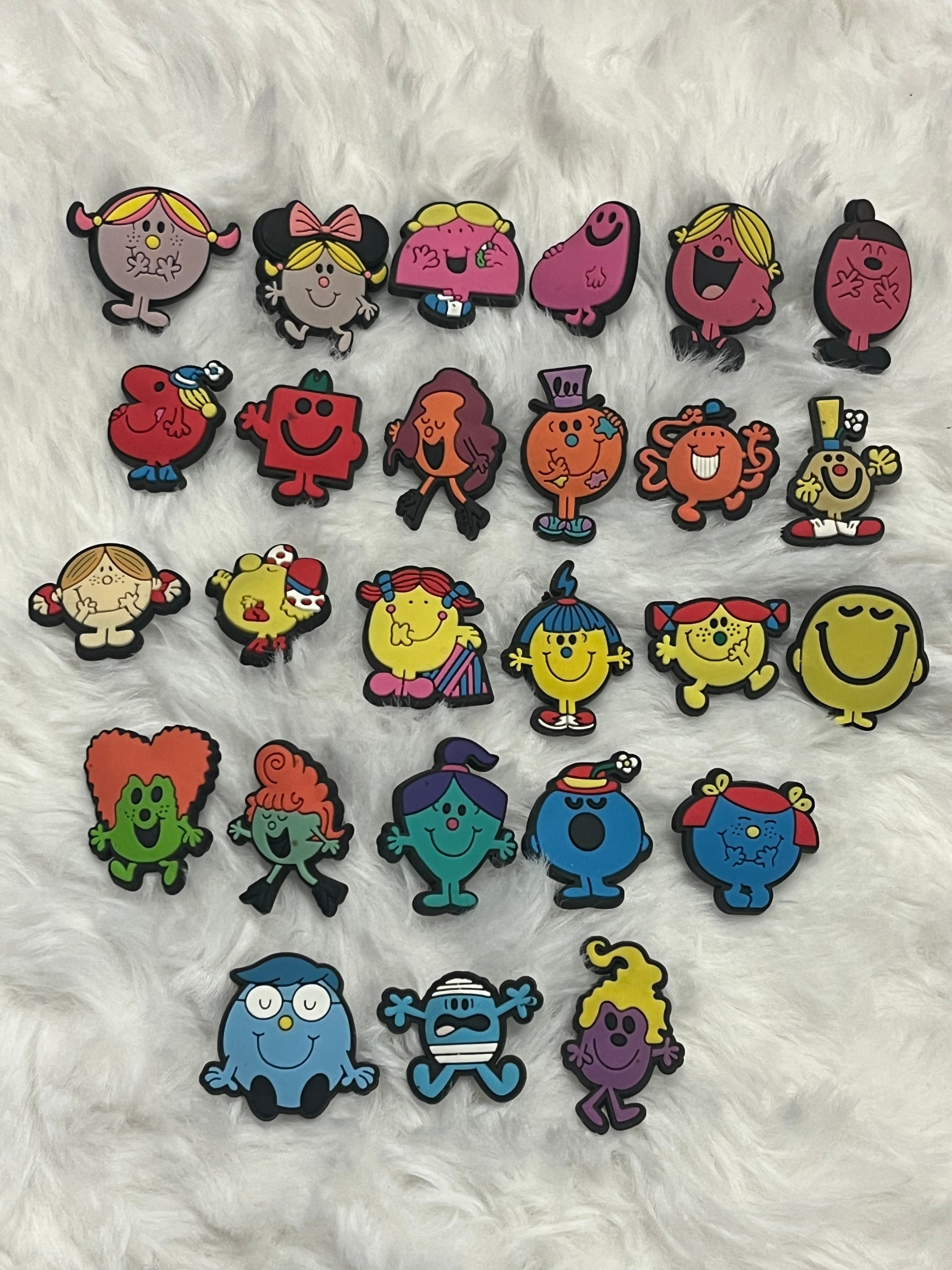 Mr. Men and Little Miss Croc Charms