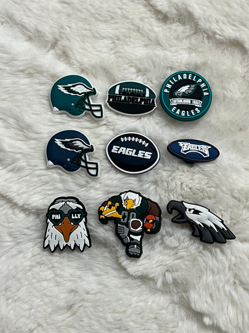 Philadelphia Eagles Croc Charms