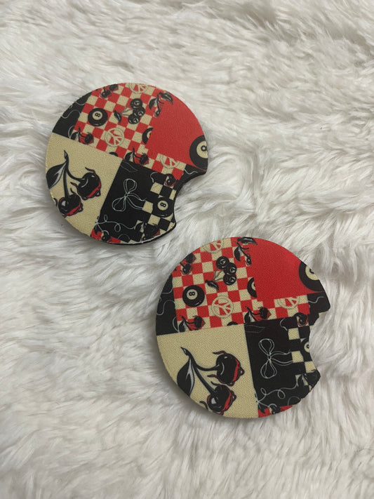 Cherry Vehicle Coasters