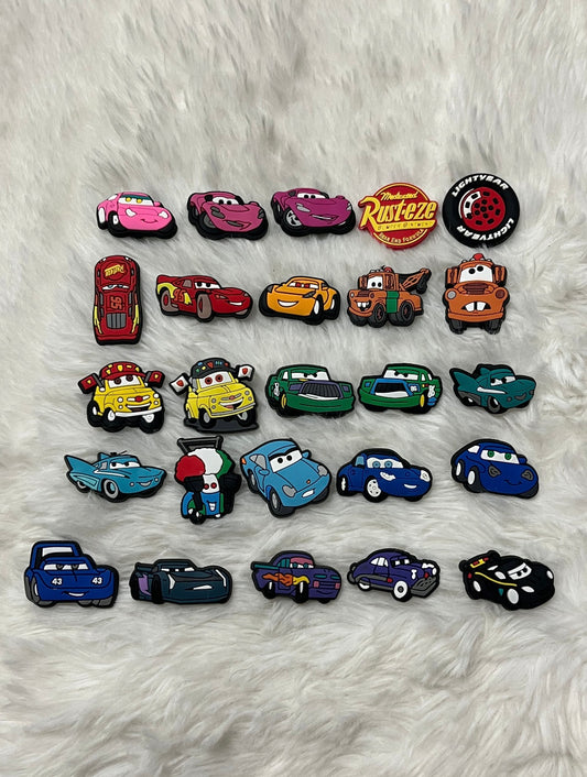 Cars Shoe Charms