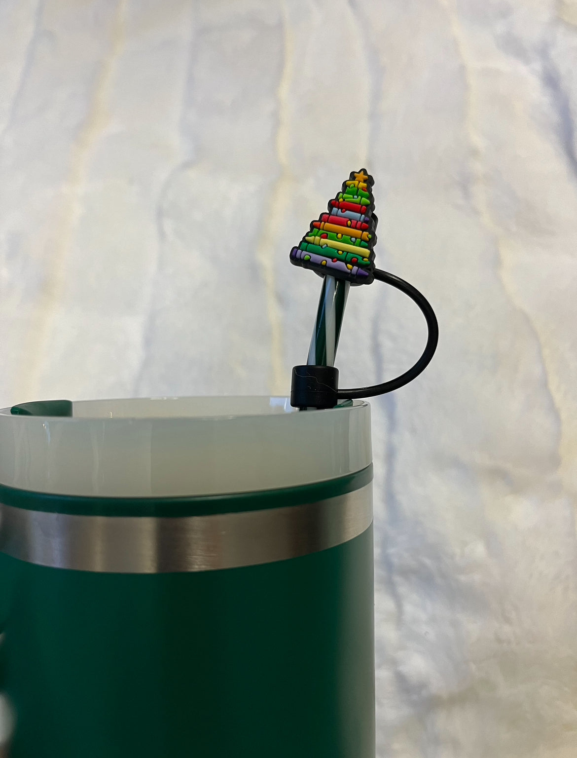 Teacher Christmas Straw Topper