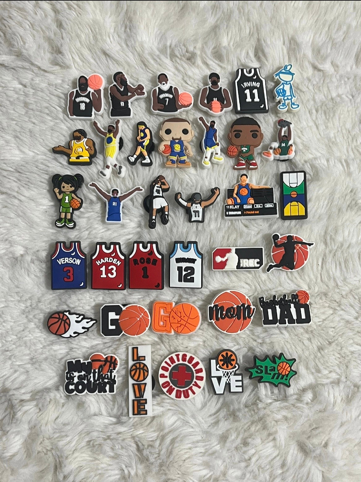 Basketball Shoe Charms
