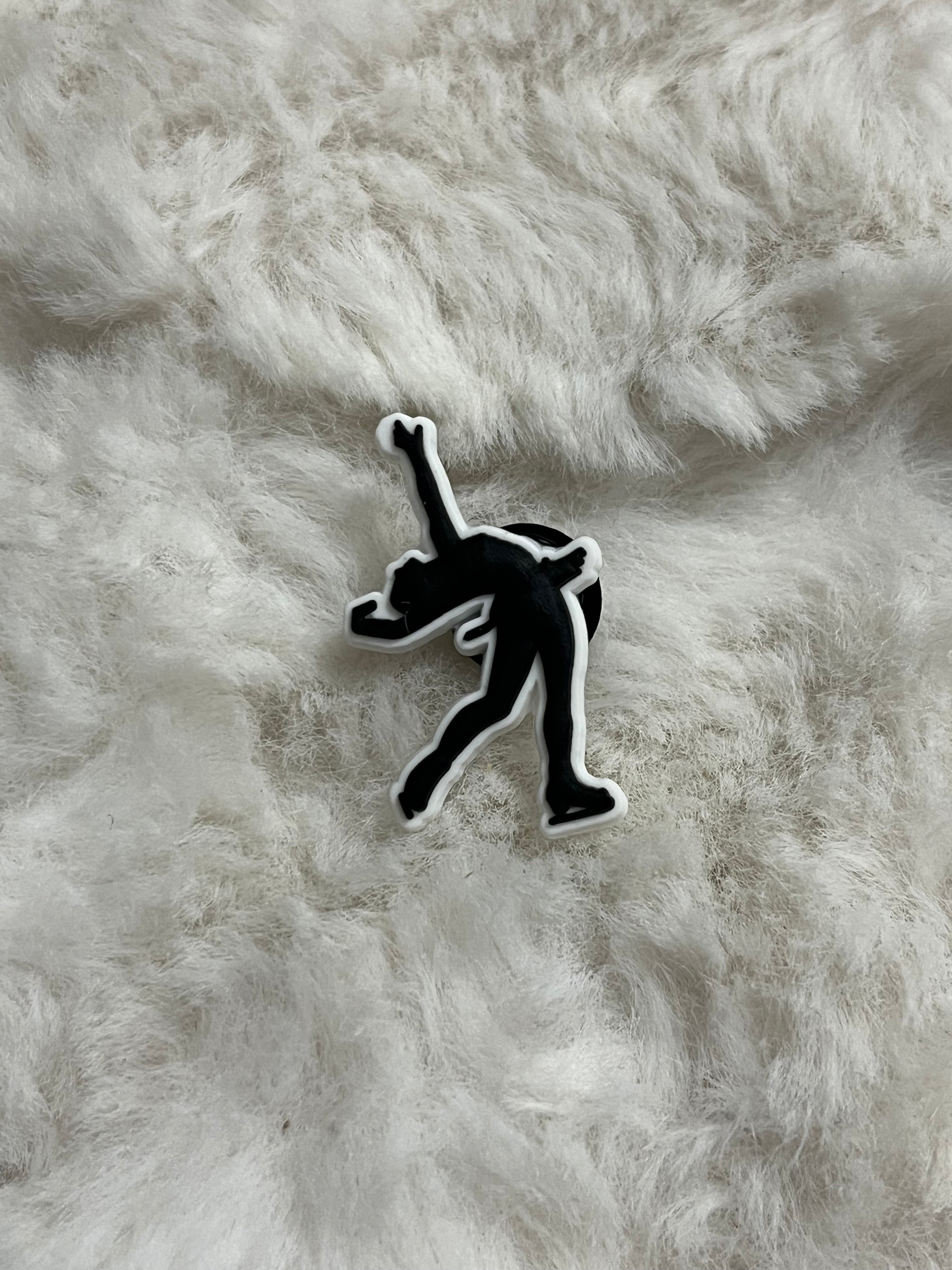 Figure Skating Croc Charms