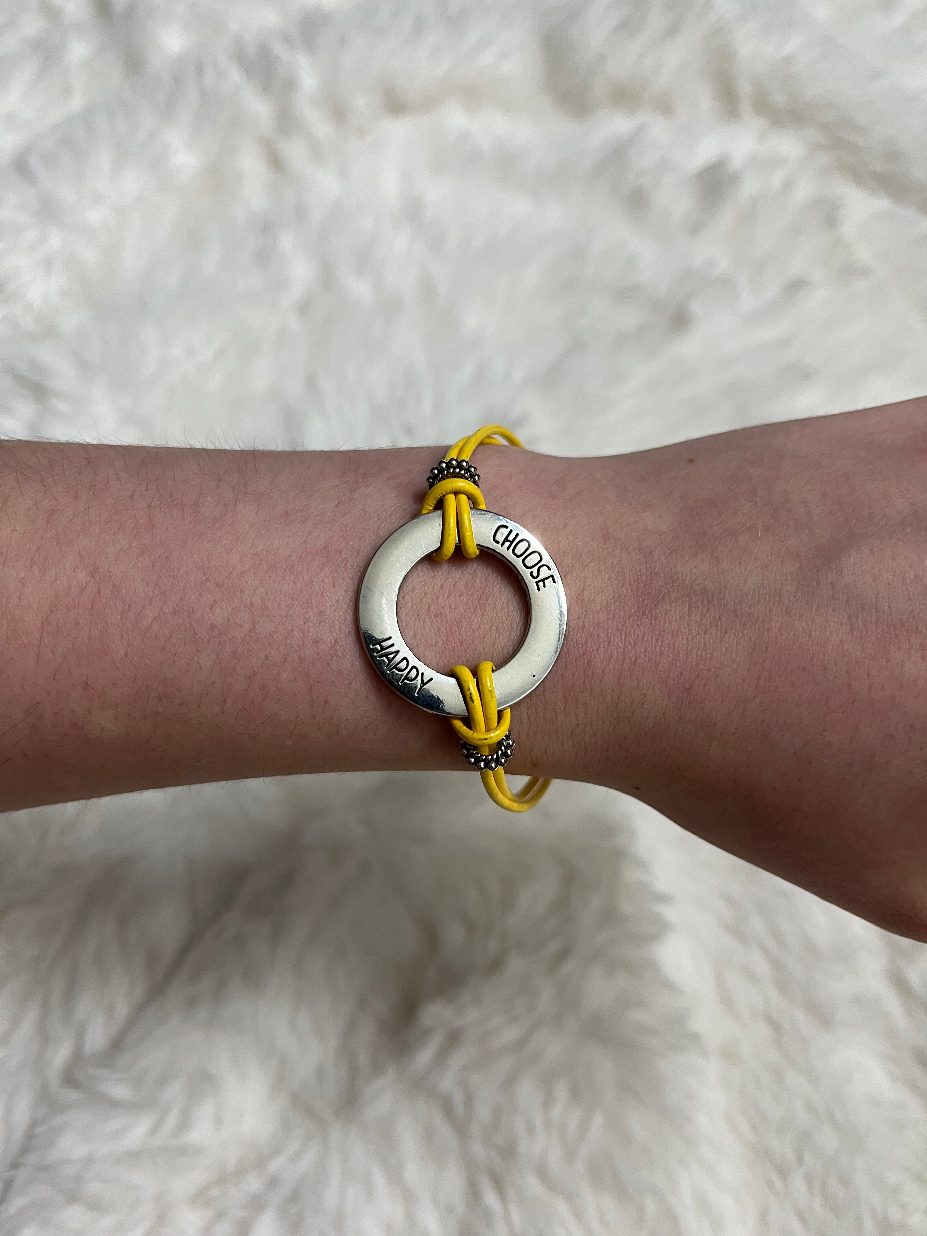 Choose Happy Paparazzi Bracelet