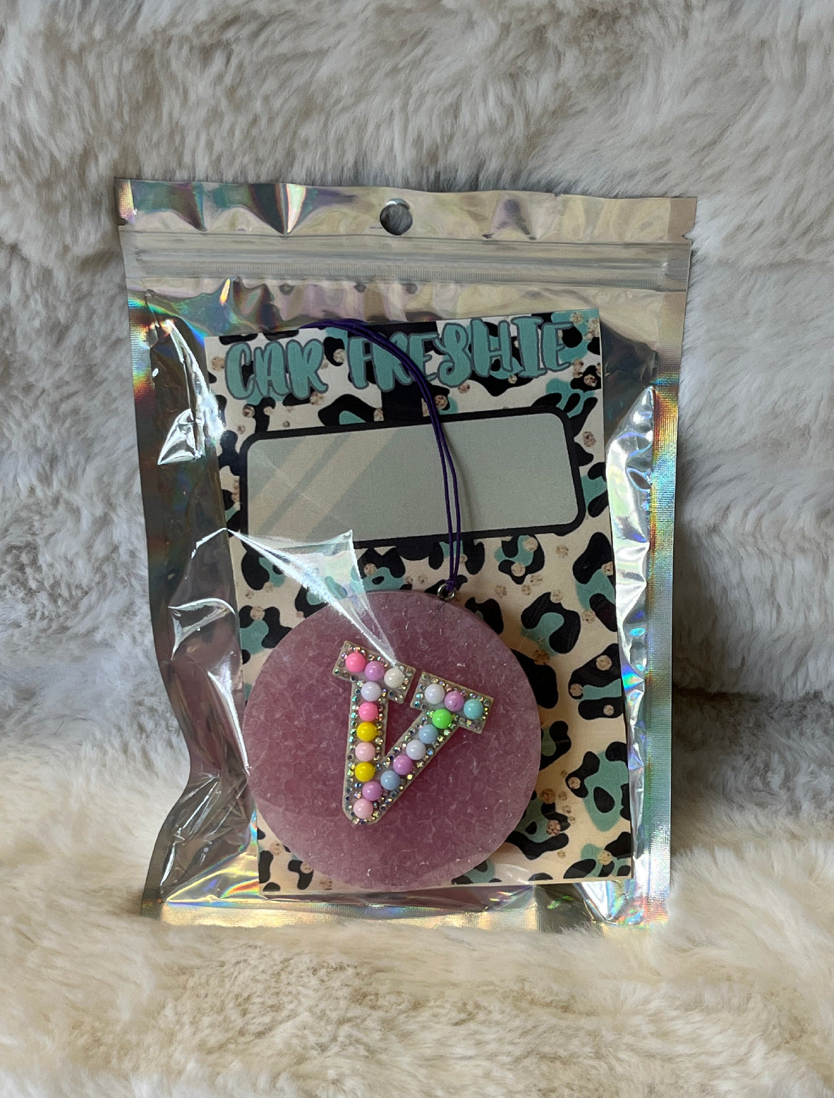 Beaded Letter Freshie