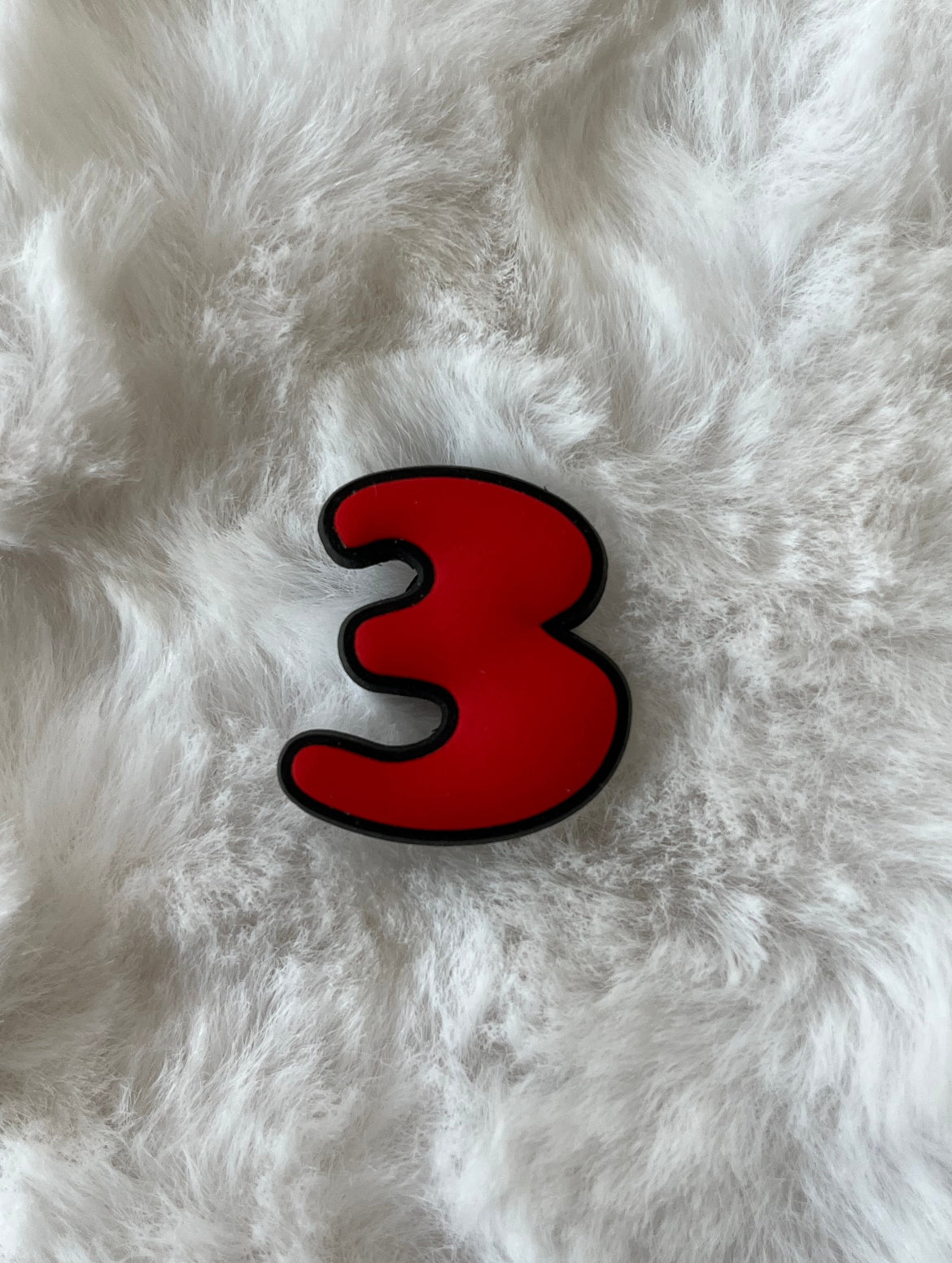 Big Colored Numbers Shoe Charms