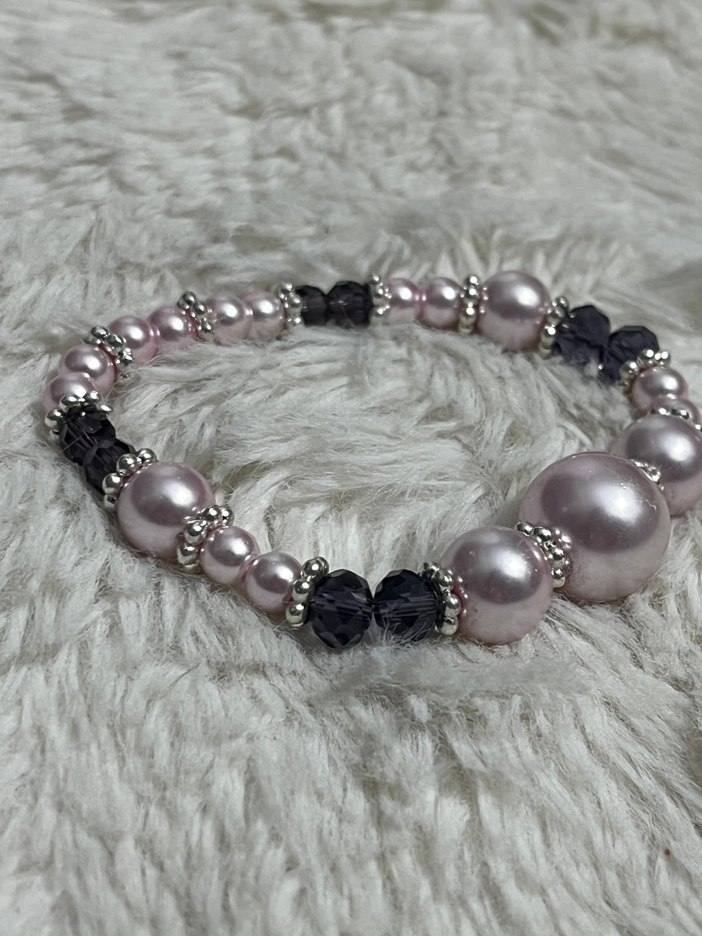 Blush Twilight Pearl Beaded Bracelet