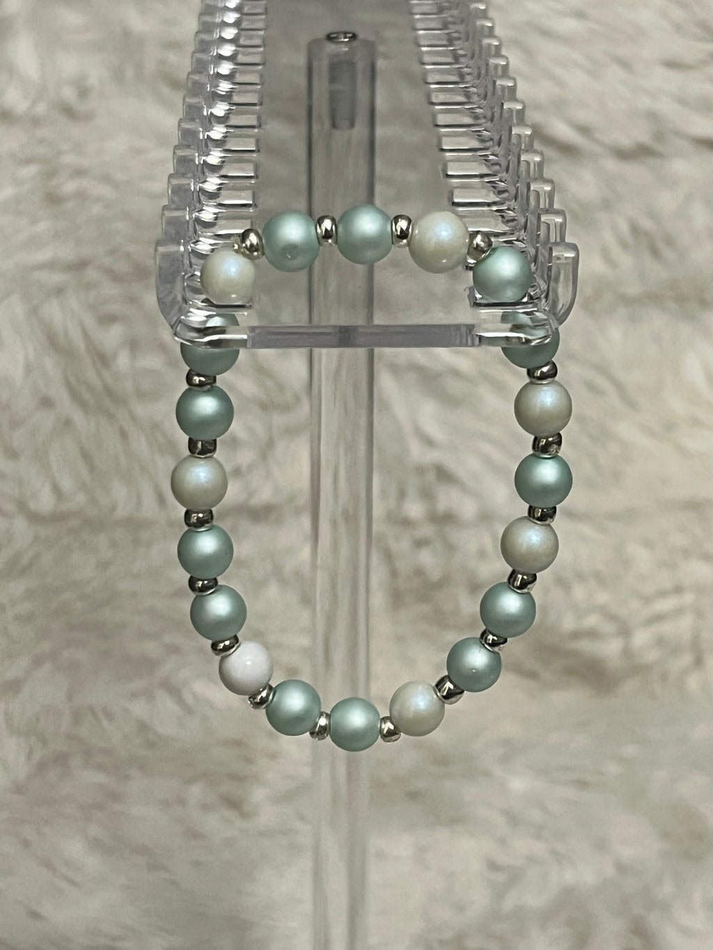 Seafoam Pearl Bracelet