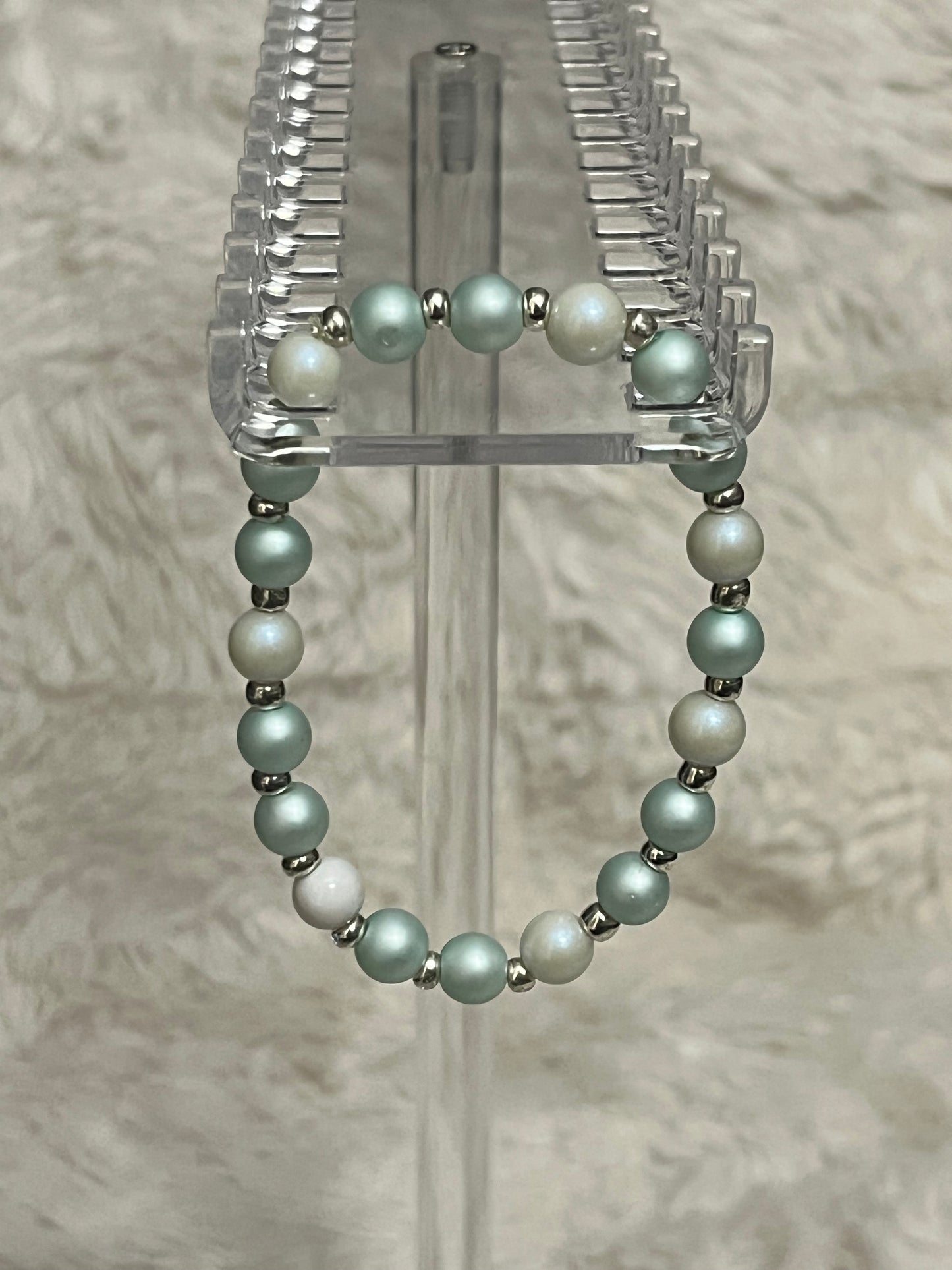 Seafoam Pearl Bracelet