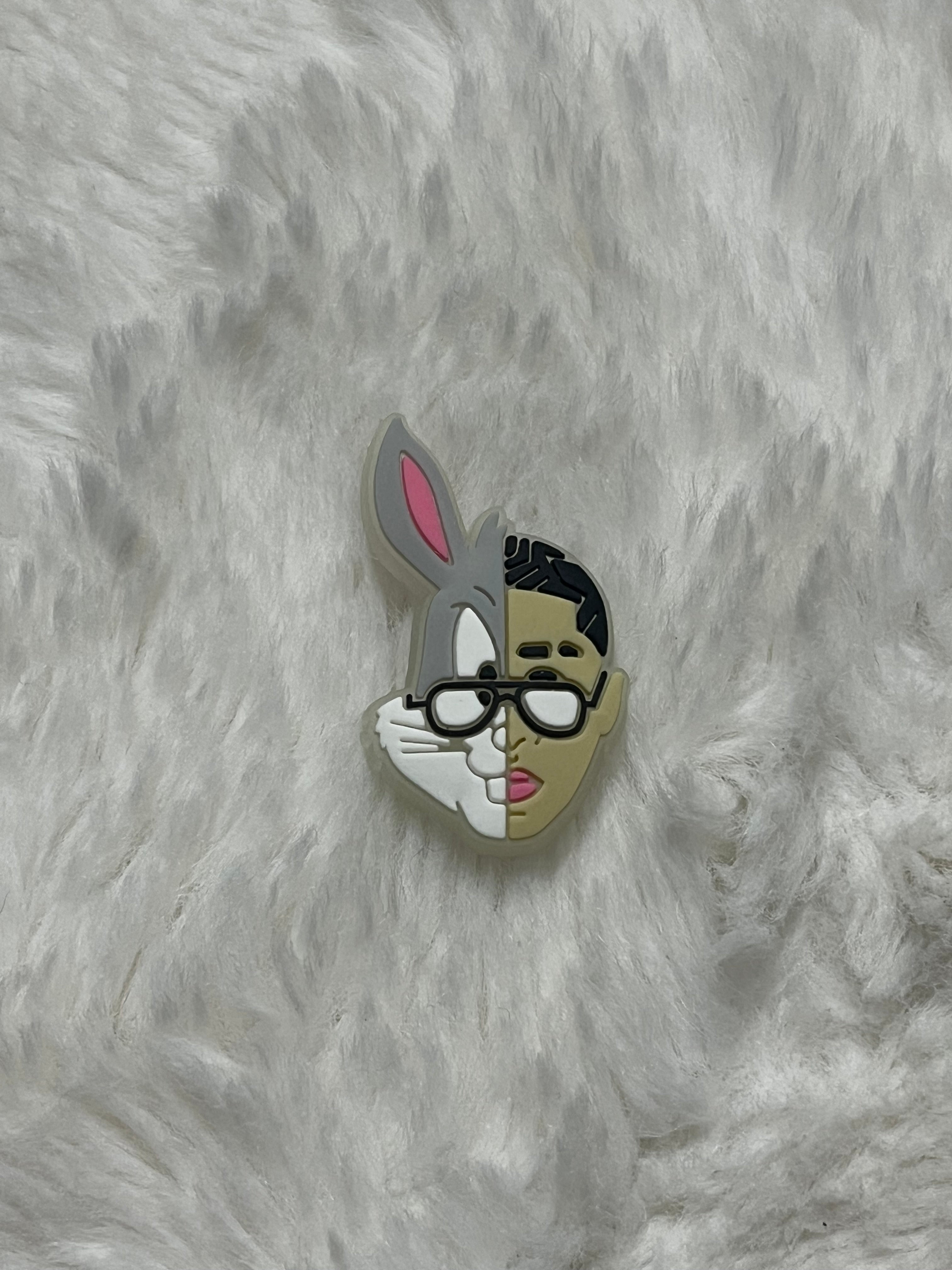 Bad Bunny Shoe Charms