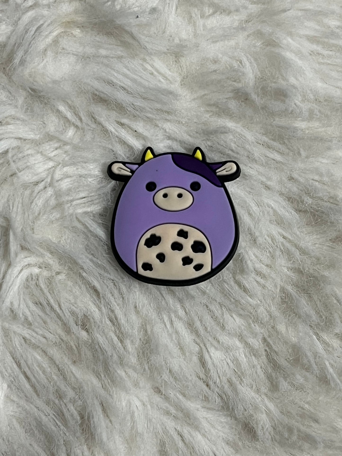 Squishmallow (Cow) Shoe Charms