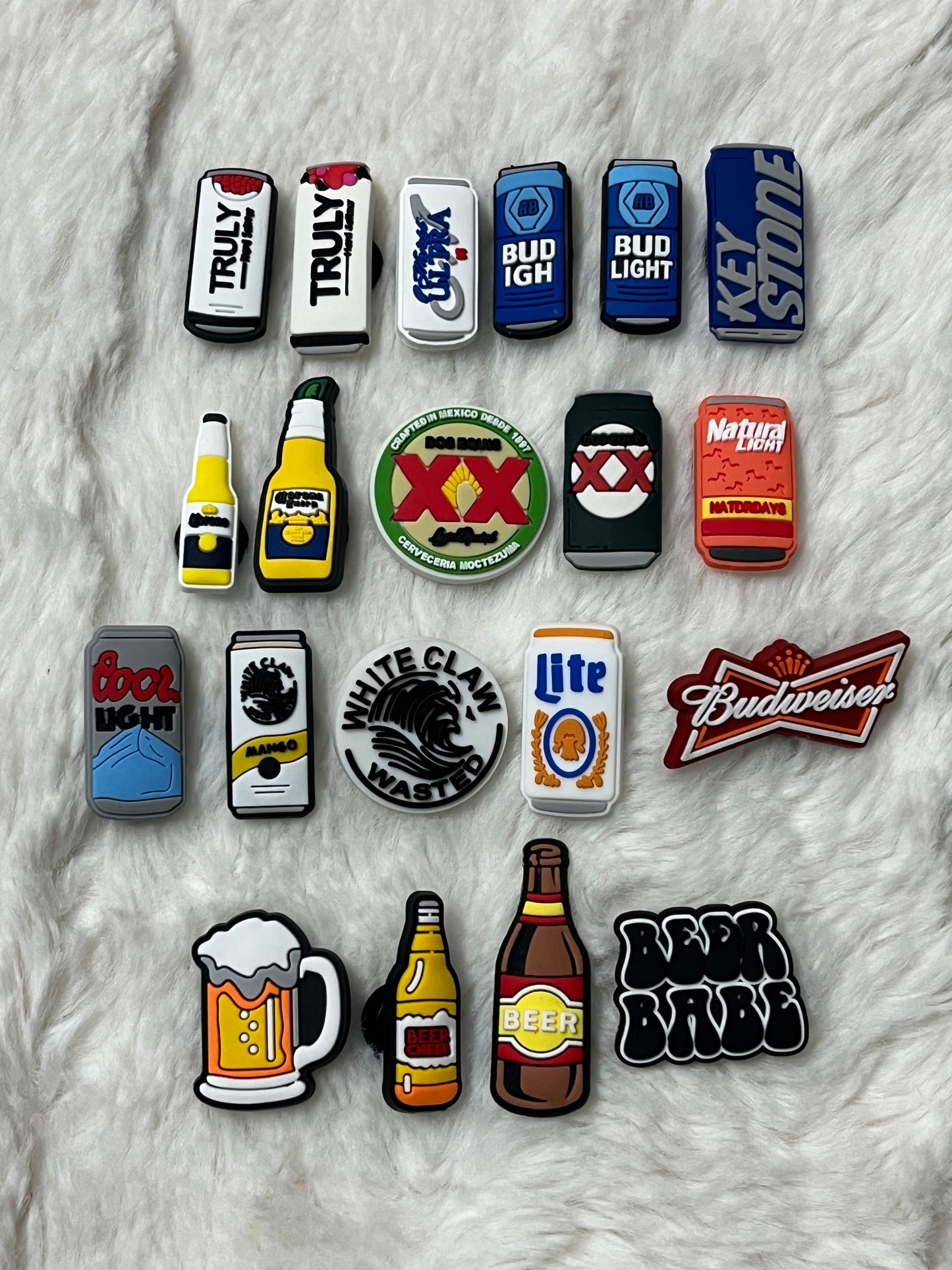 Alcohol (Beer) Shoe Charms