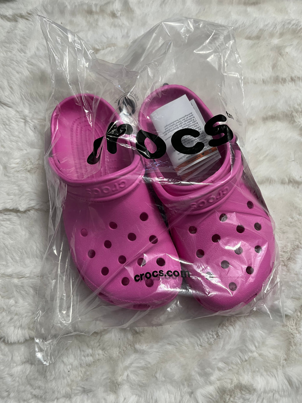 Light Pink Crocs