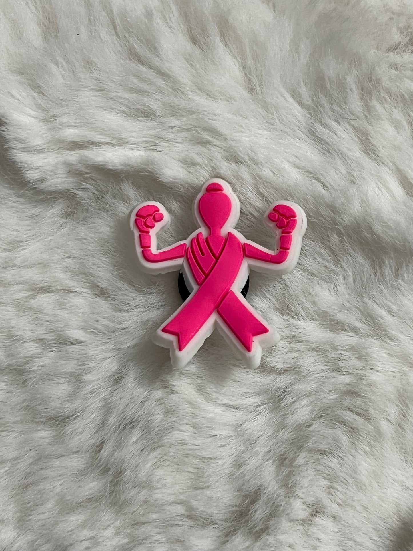 Breast Cancer Awareness Croc Charms
