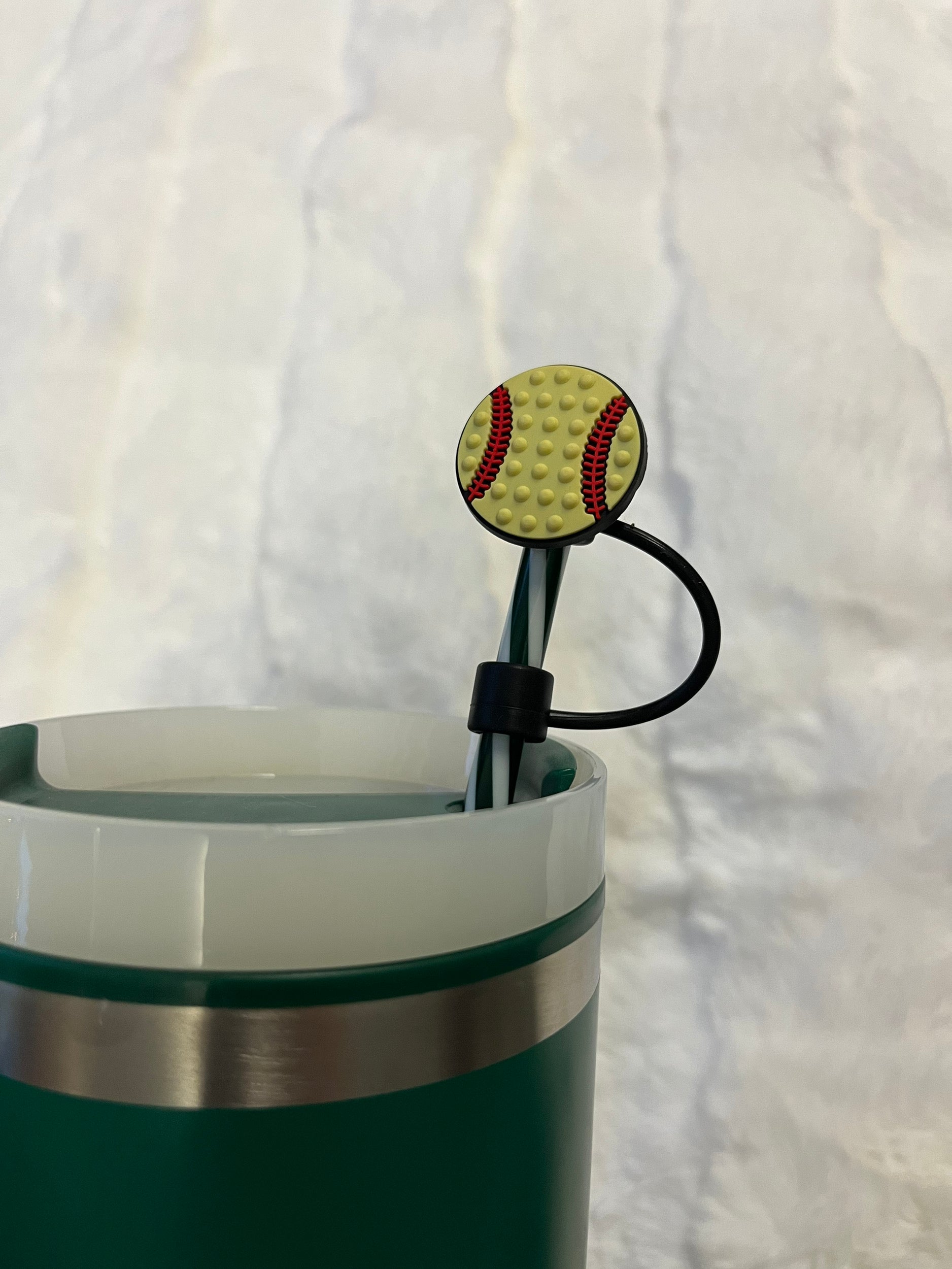 Softball Straw Topper