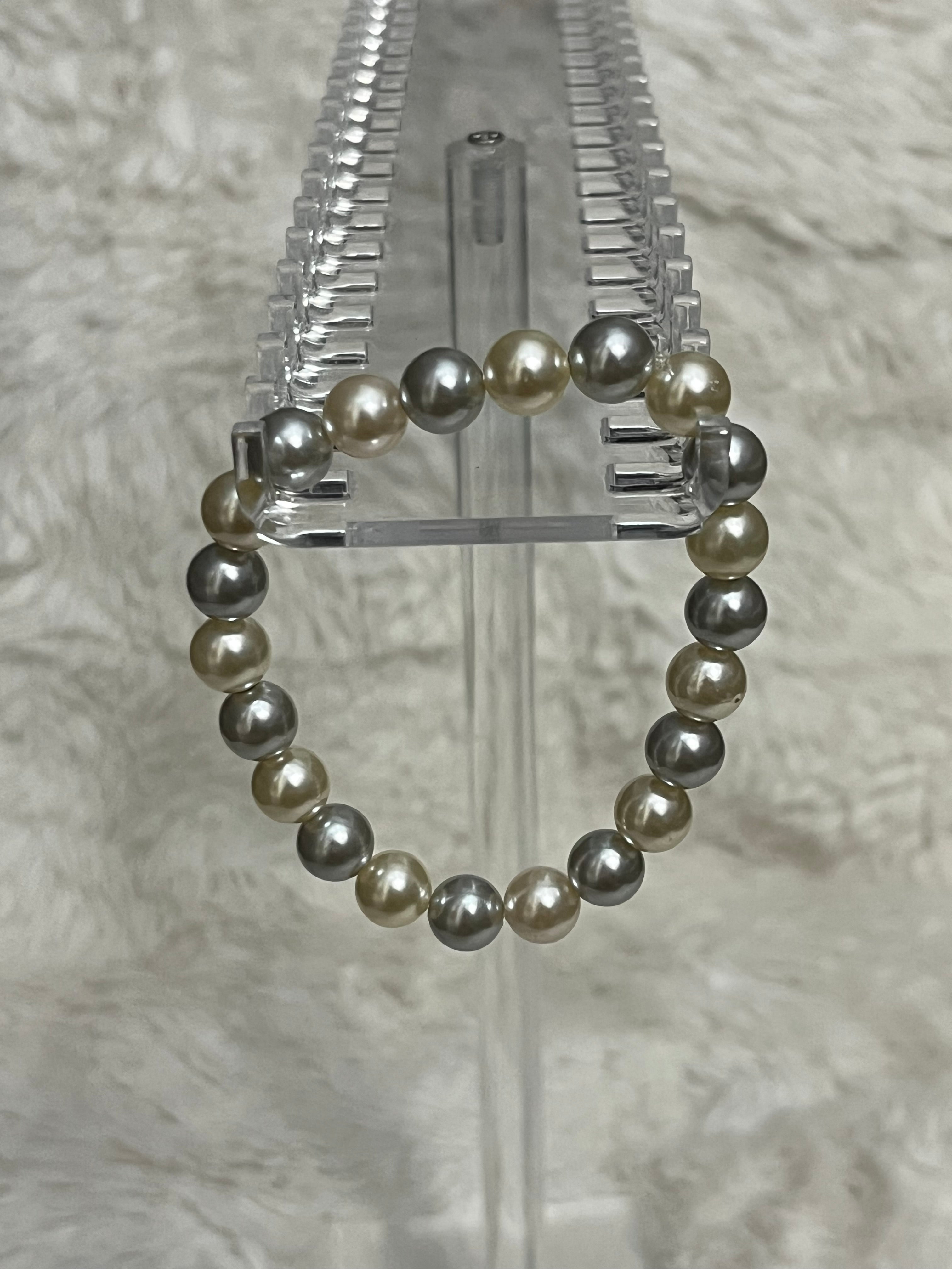 Silver Champagne Elegance Bracelet