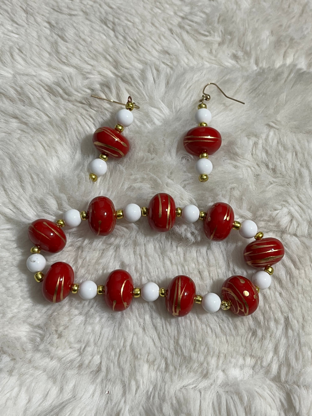 Candy Cane Luxe Bracelet Set