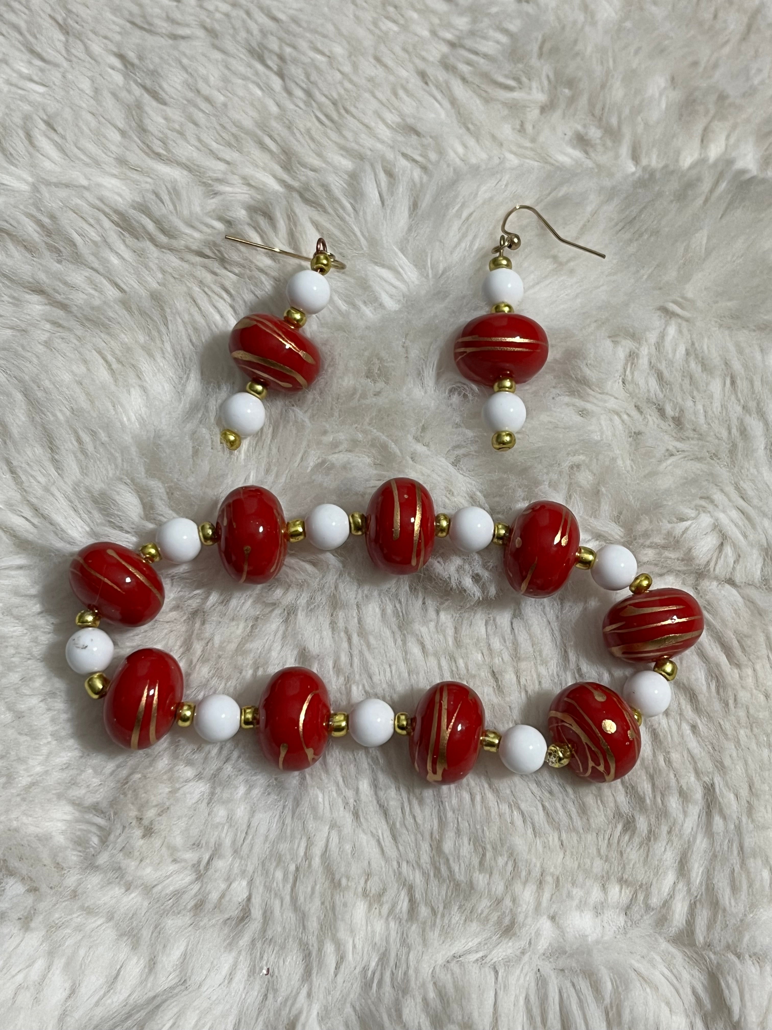 Candy Cane Luxe Bracelet Set