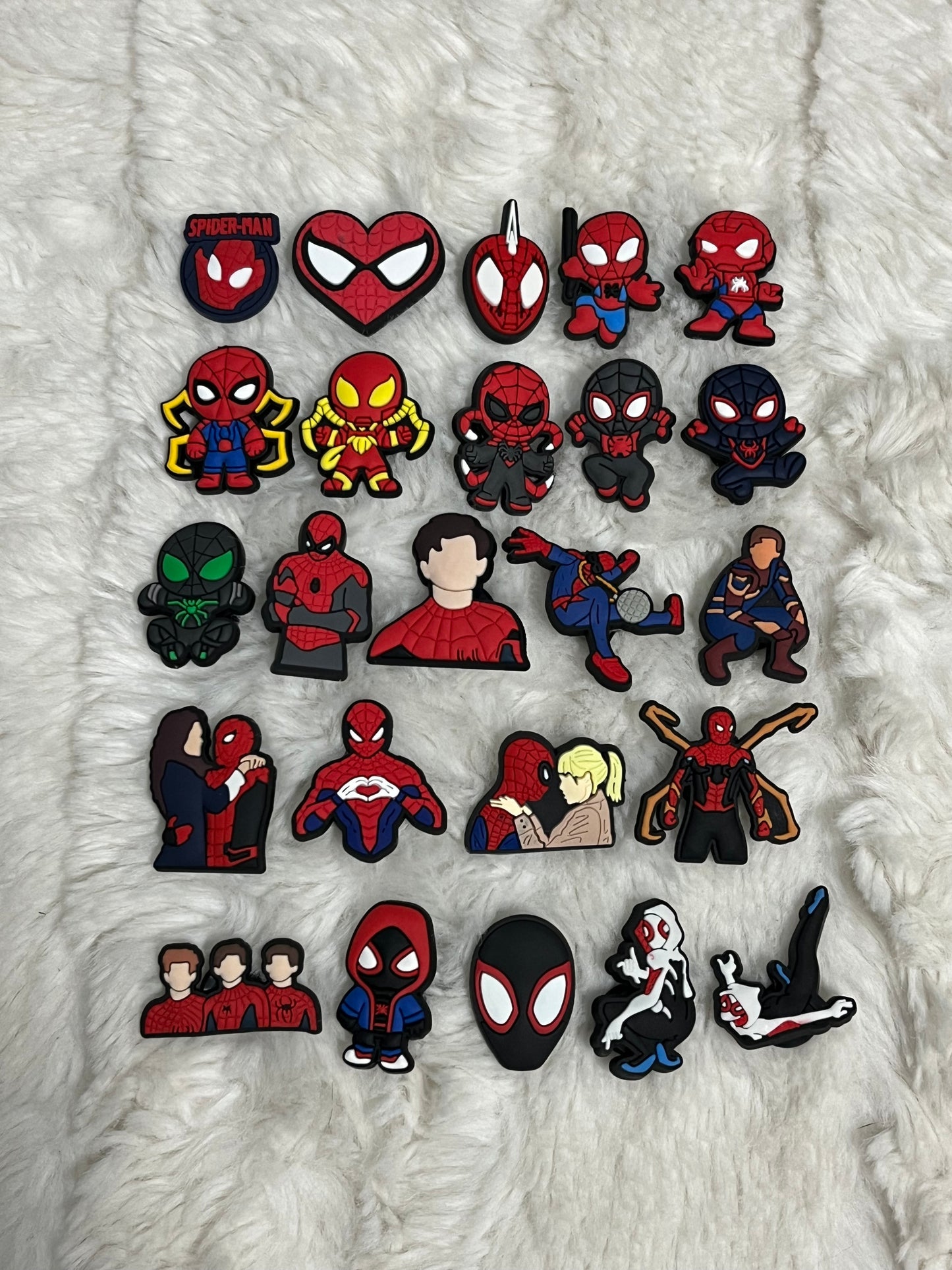 Spiderman Shoe Charms