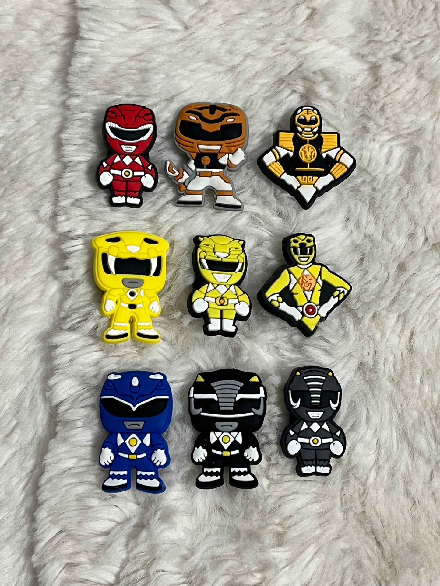 Power Rangers Shoe Charms