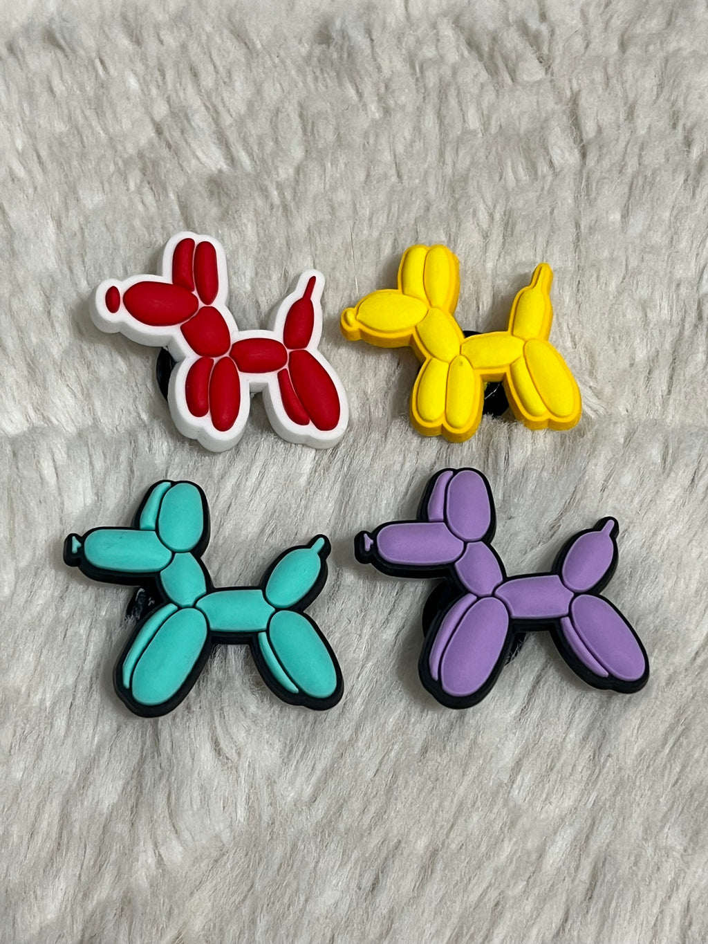Balloon Dog Shoe Charms