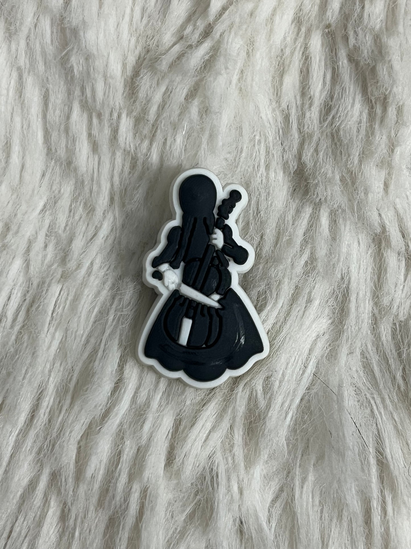 Wednesday Addams Shoe Charms