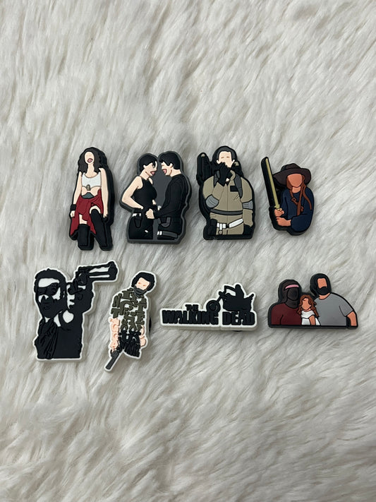 The Walking Dead Shoe Charms