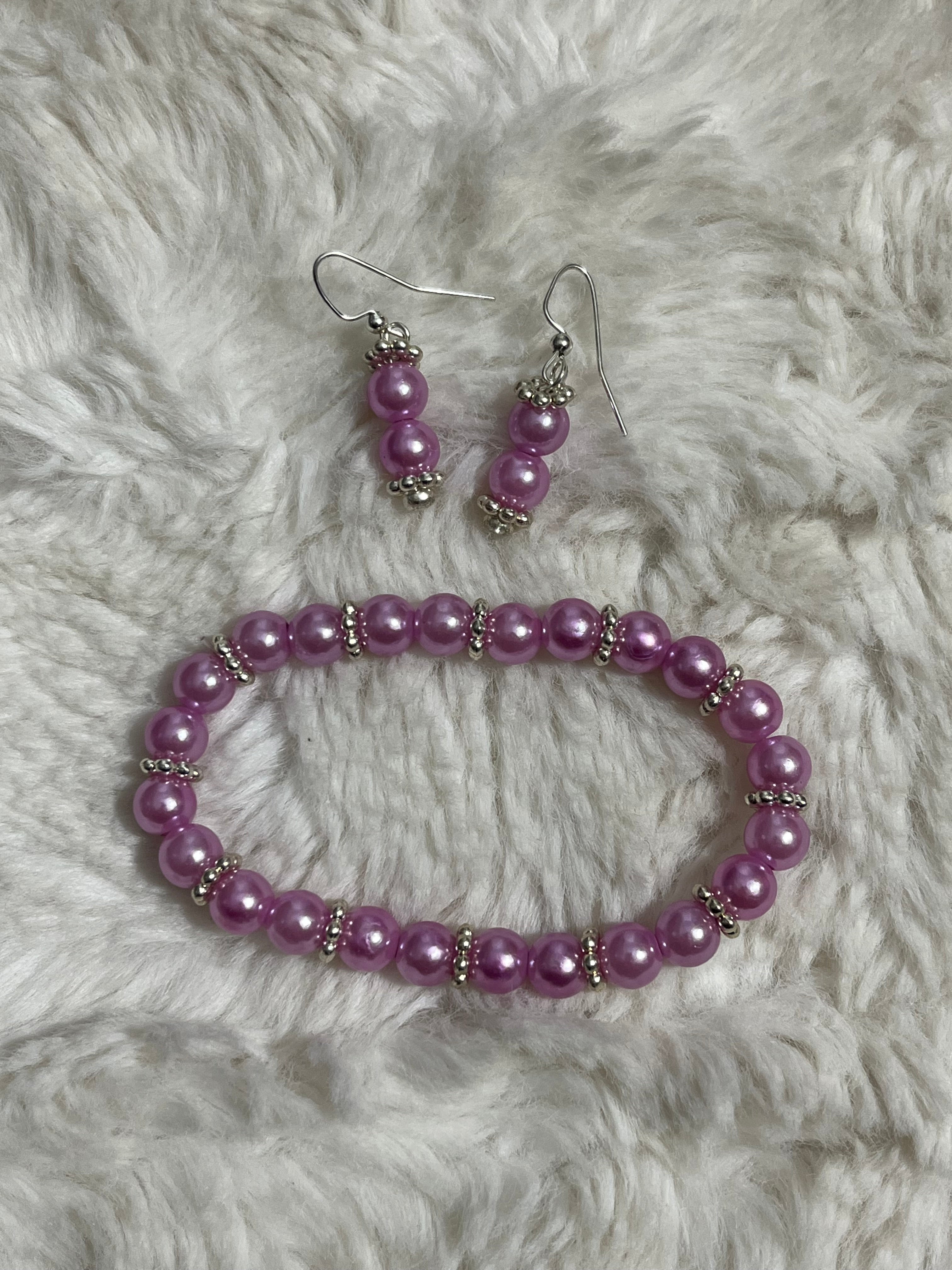 Amethyst Aura Whisper Bracelet Set