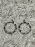 Crystal Circlets Paparazzi Earrings