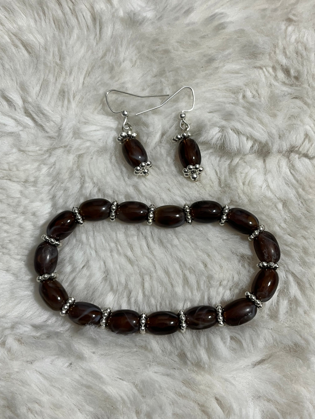 Smokey Cocoa Elegance Bracelet Set