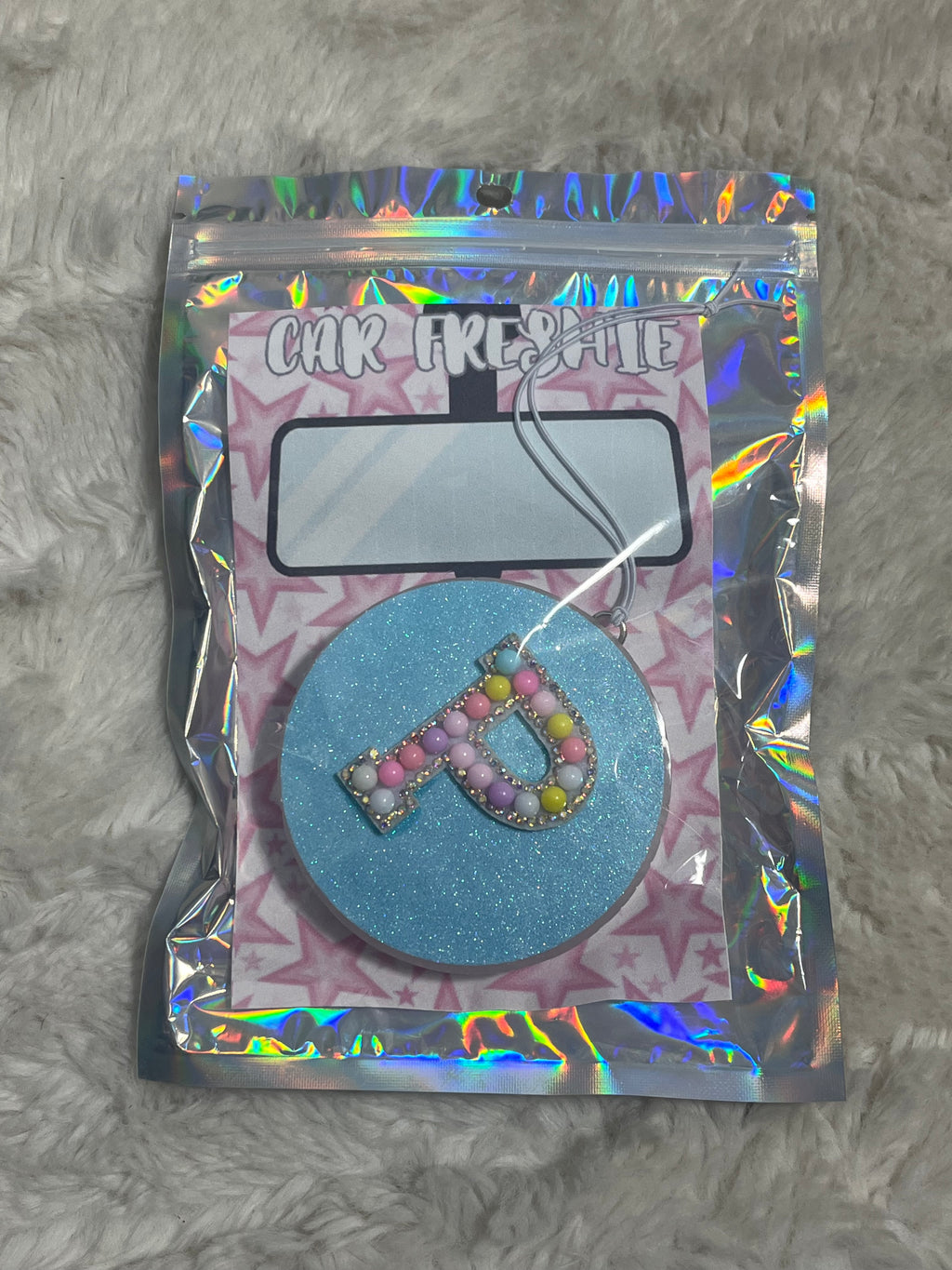 Beaded Letter Freshie