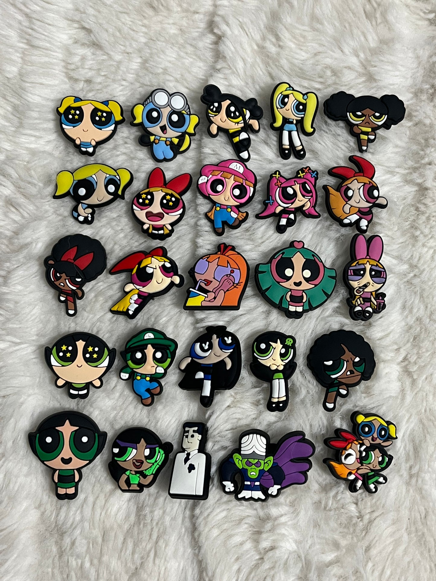 Powerpuff Girls Shoe Charms