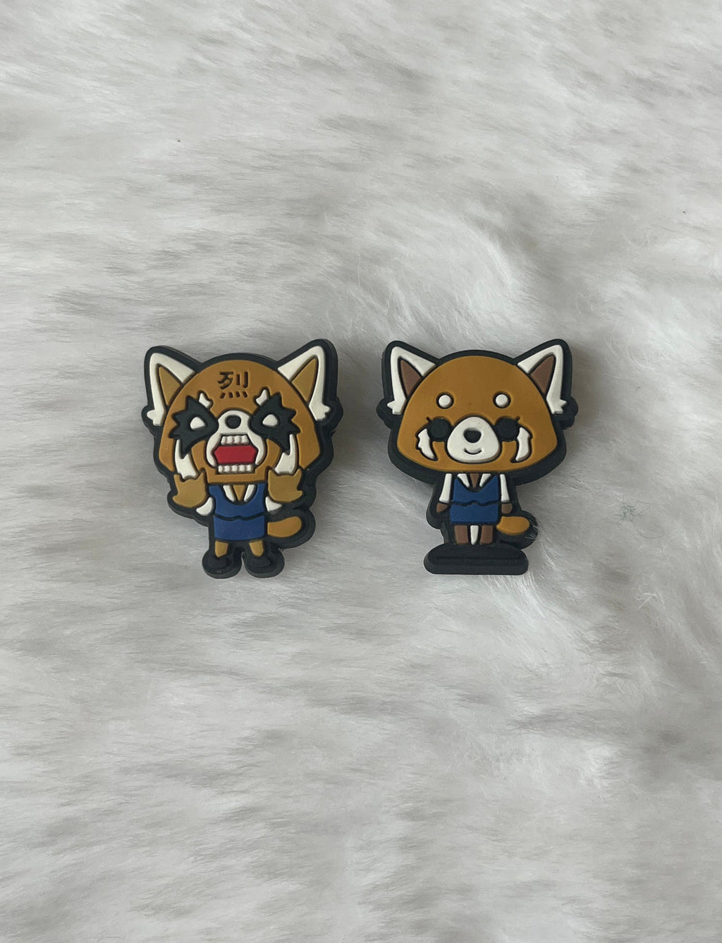 Aggretsuko Shoe Charms