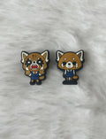 Aggretsuko Shoe Charms