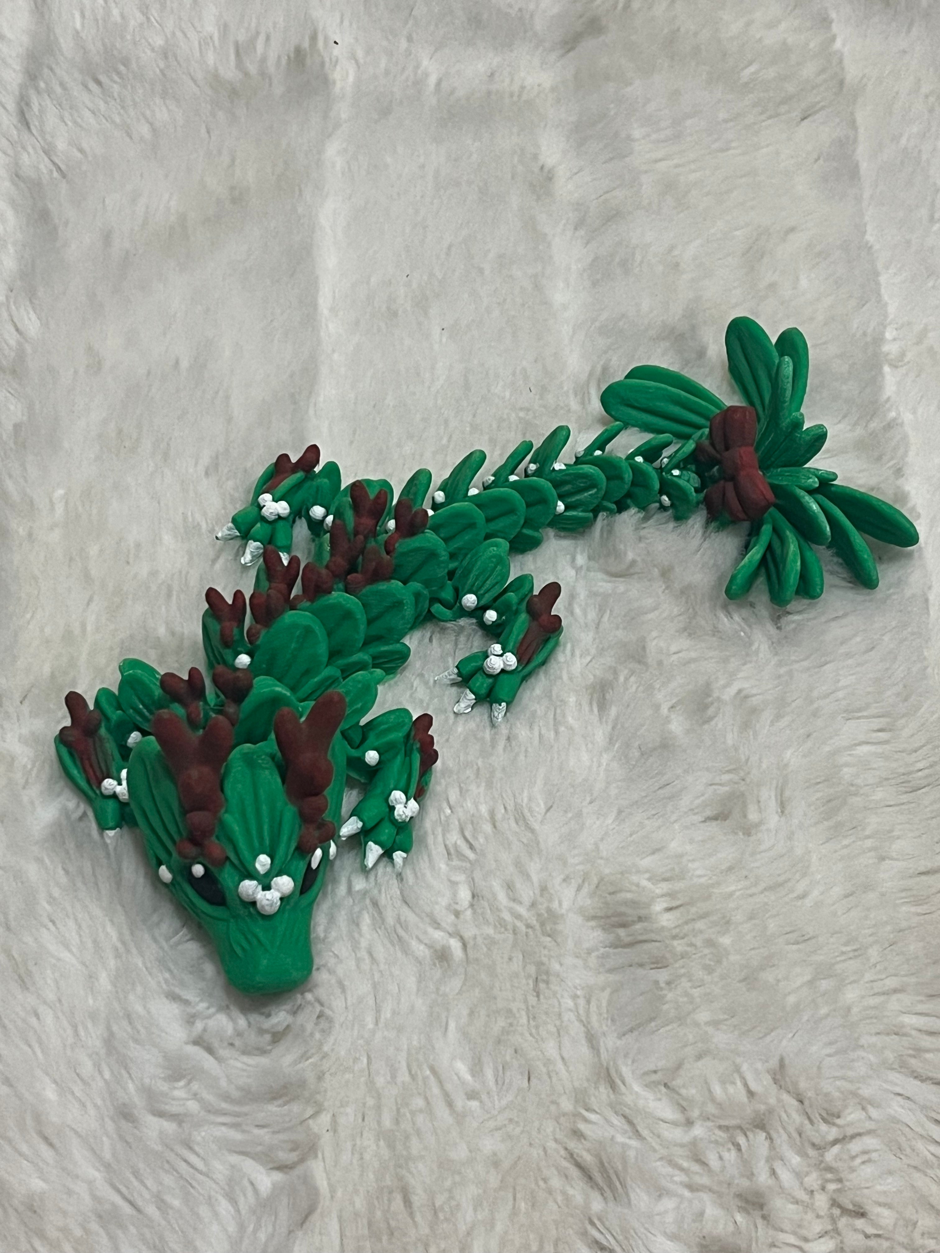 Mistletoe Dragon 3D Print