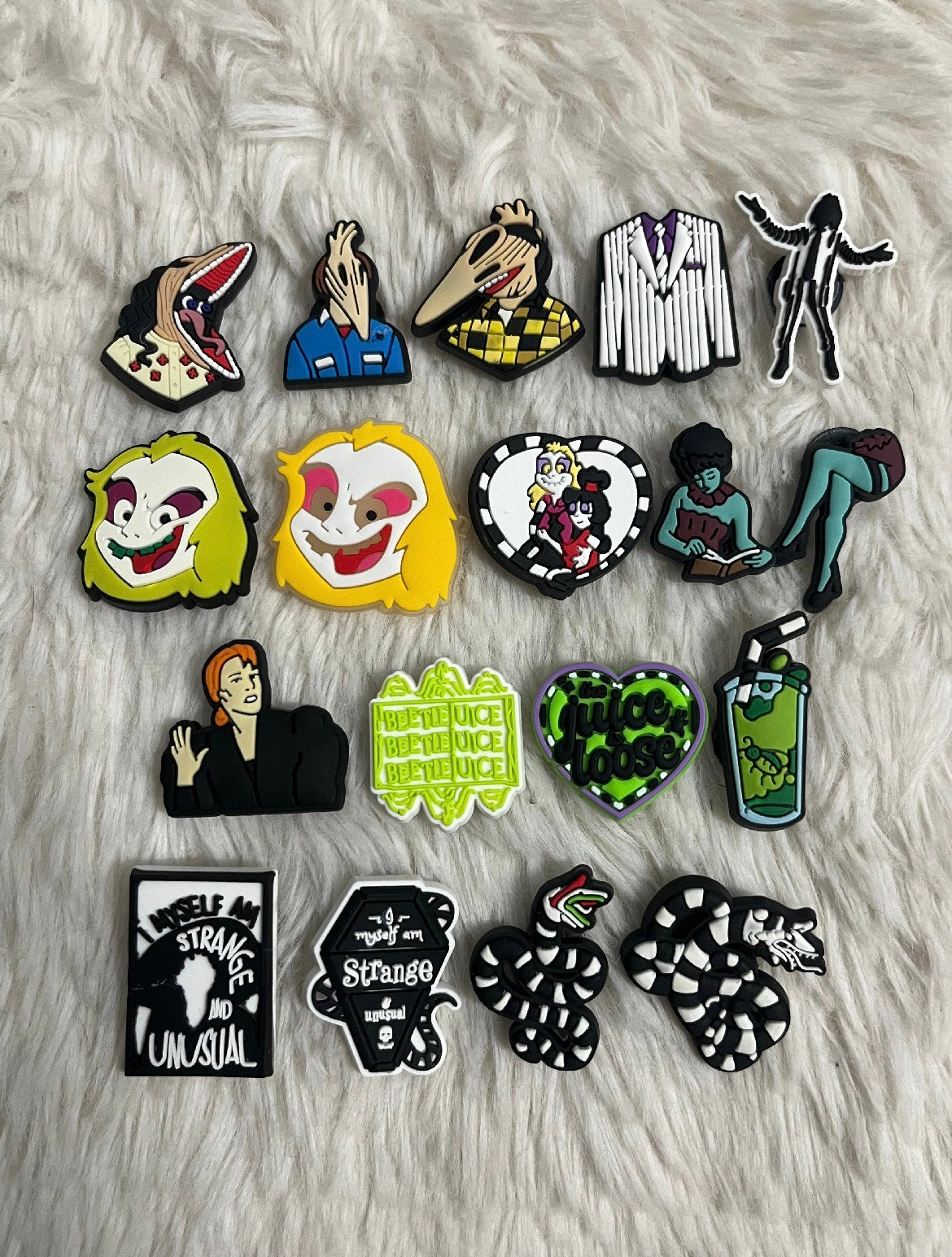Beetlejuice Shoe Charms