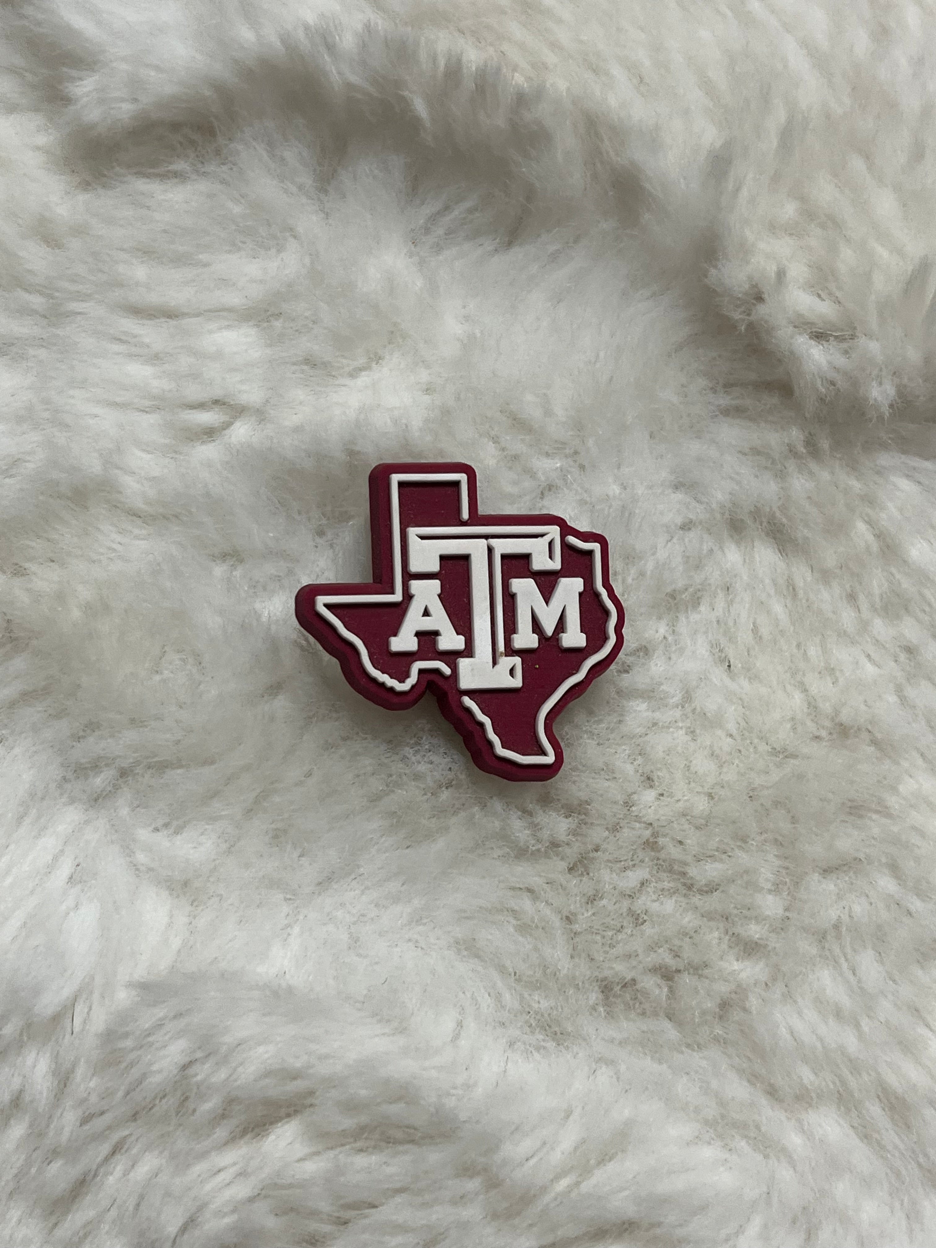 Texas A+M University Croc Charms