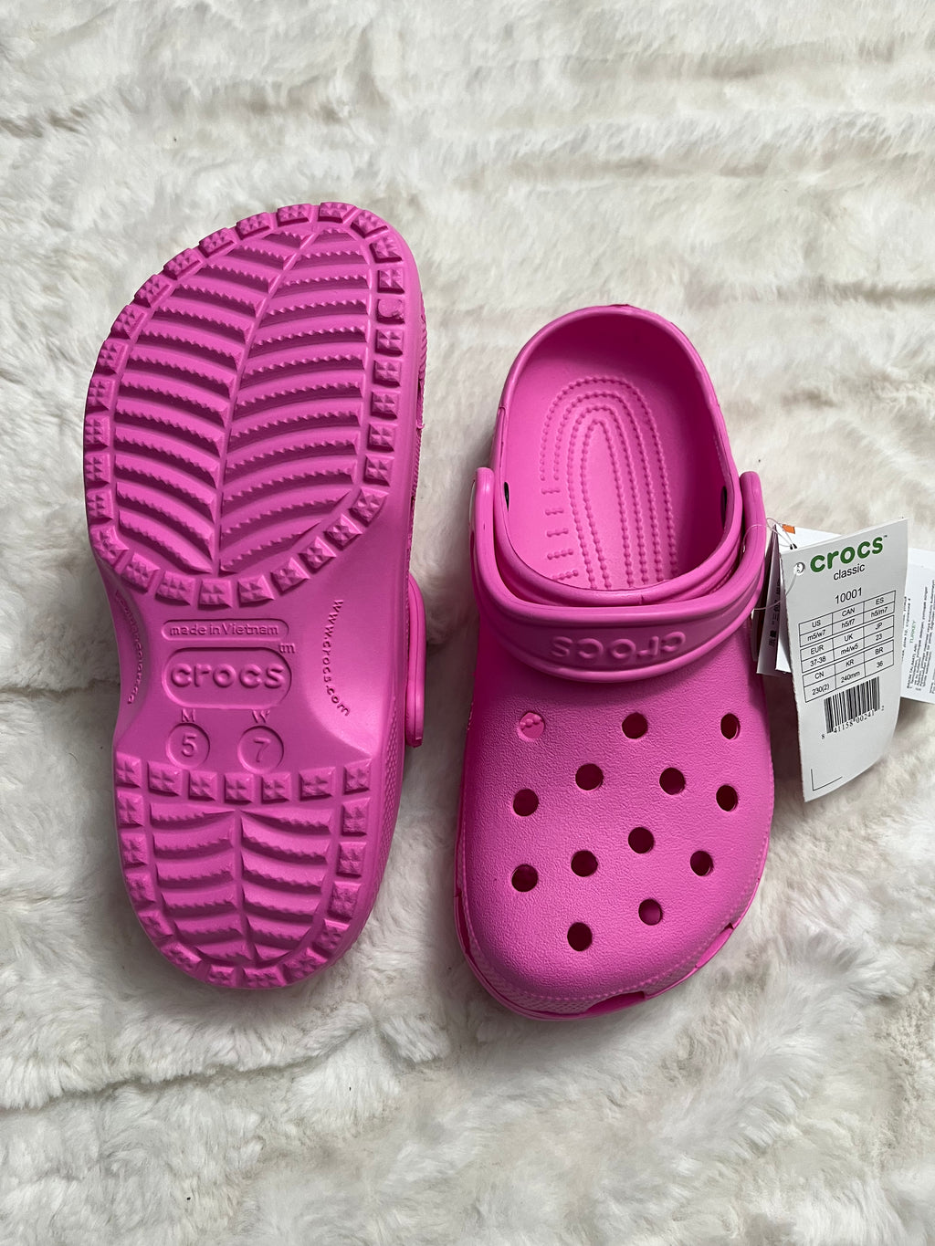 Light Pink Crocs